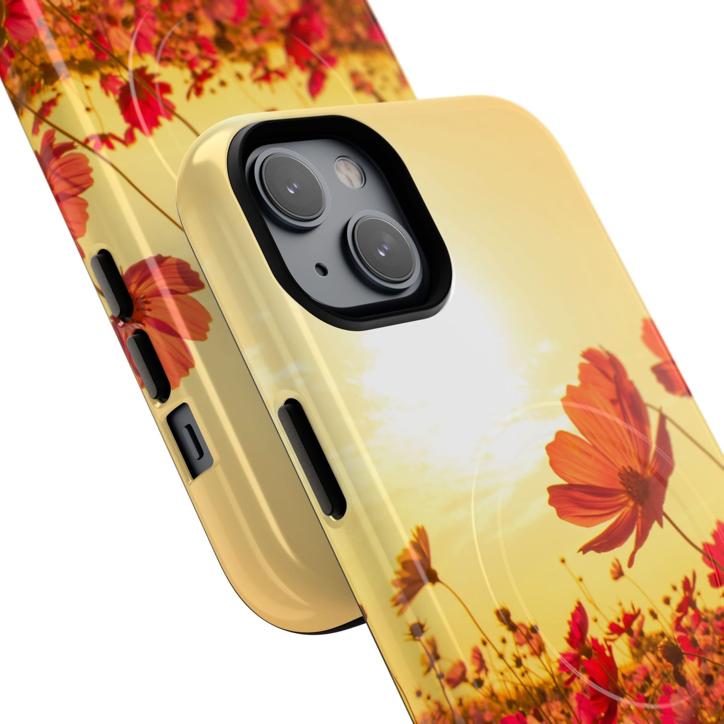 Tough Magnetic Phone Case – Vibrant Floral and Stylish Protection for Nature Lovers