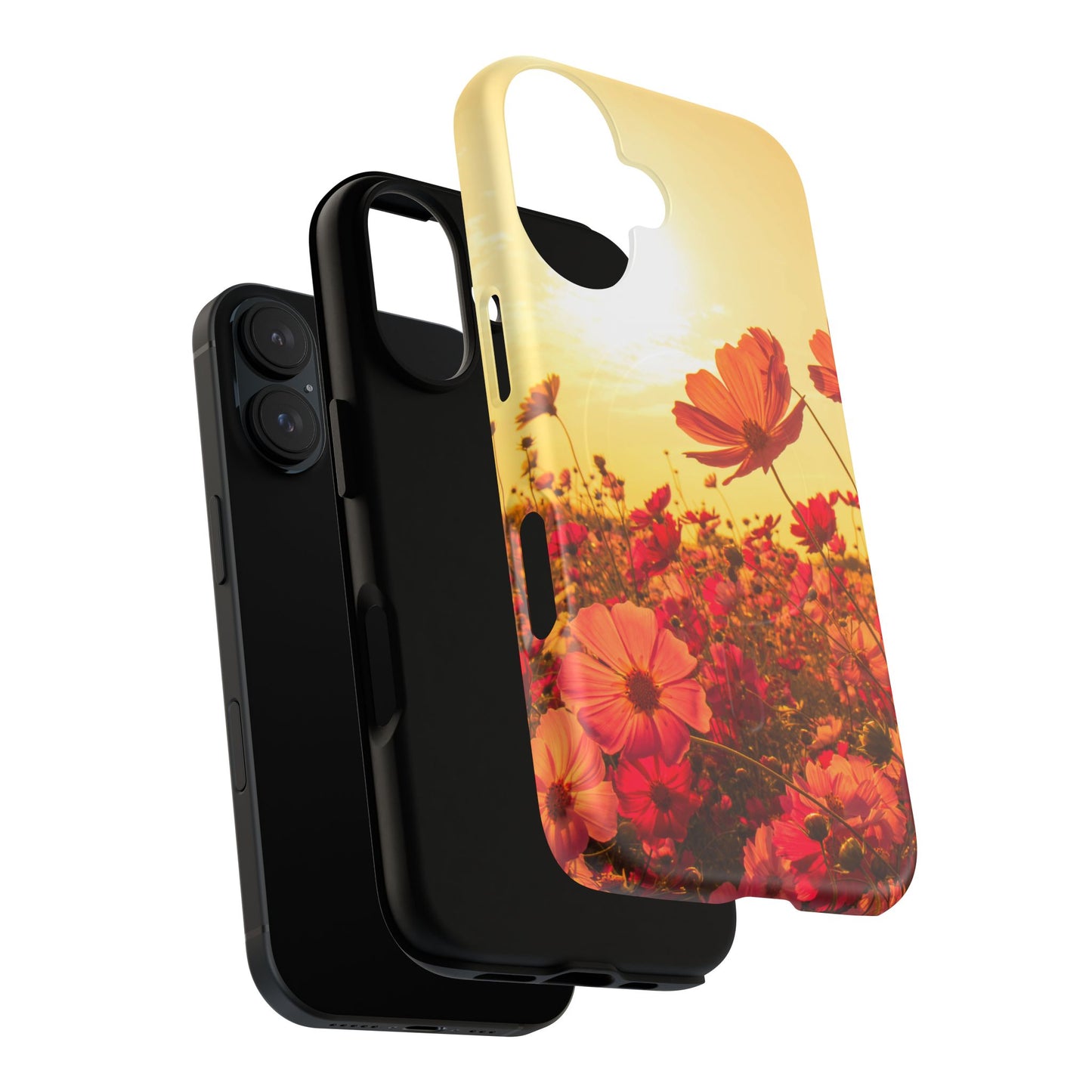 Tough Magnetic Phone Case – Vibrant Floral and Stylish Protection for Nature Lovers