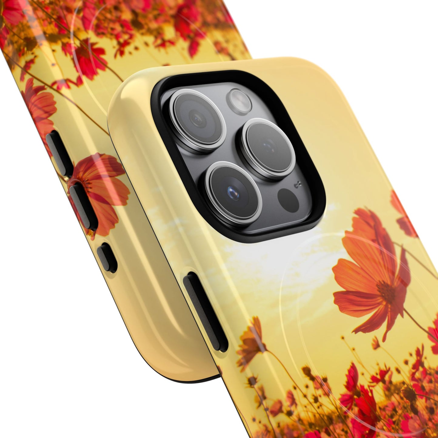 Tough Magnetic Phone Case – Vibrant Floral and Stylish Protection for Nature Lovers