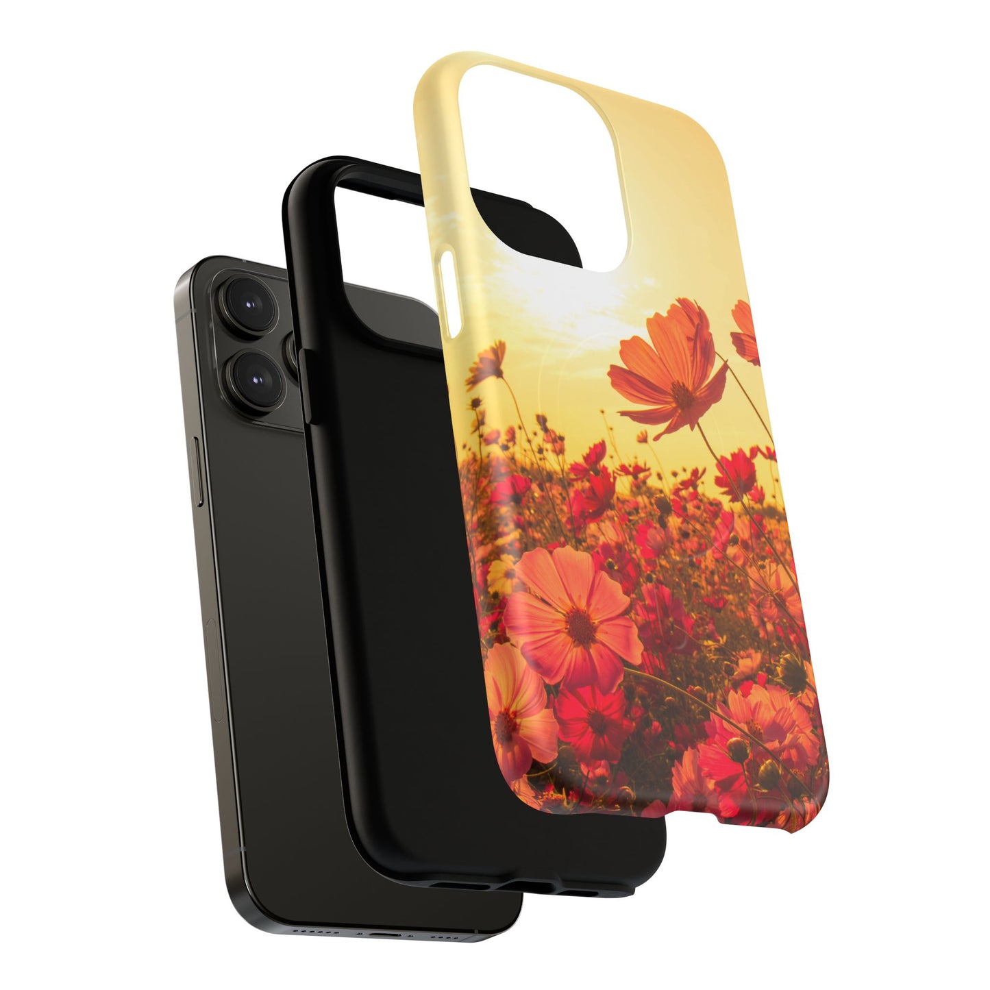 Tough Magnetic Phone Case – Vibrant Floral and Stylish Protection for Nature Lovers