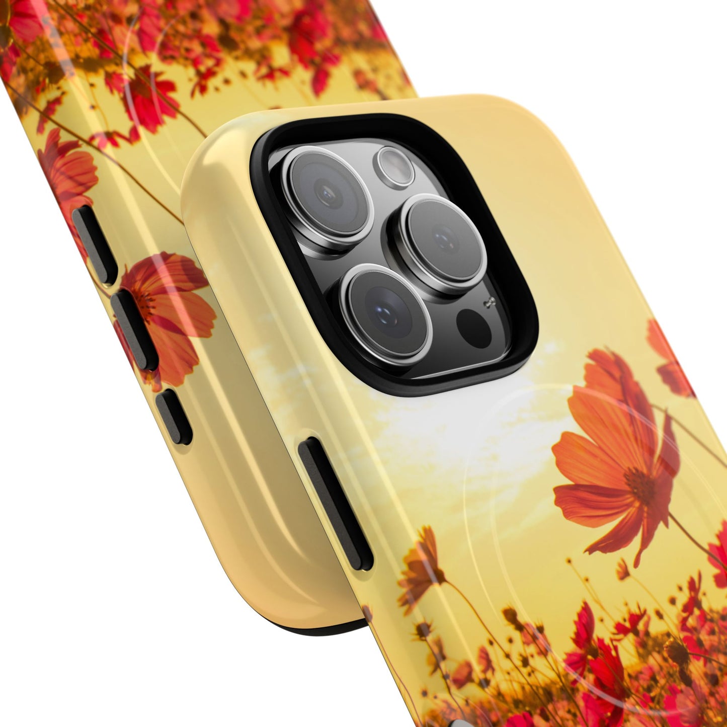 Tough Magnetic Phone Case – Vibrant Floral and Stylish Protection for Nature Lovers