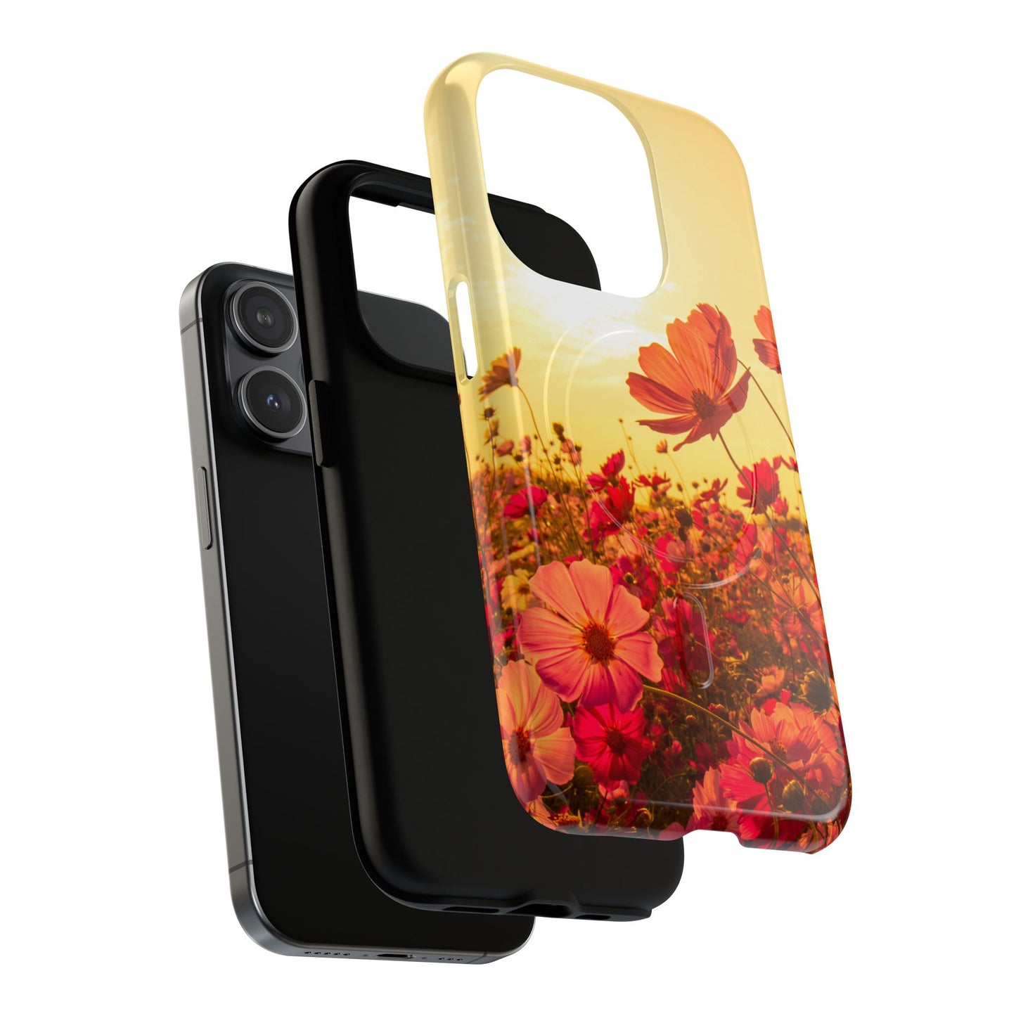 Tough Magnetic Phone Case – Vibrant Floral and Stylish Protection for Nature Lovers