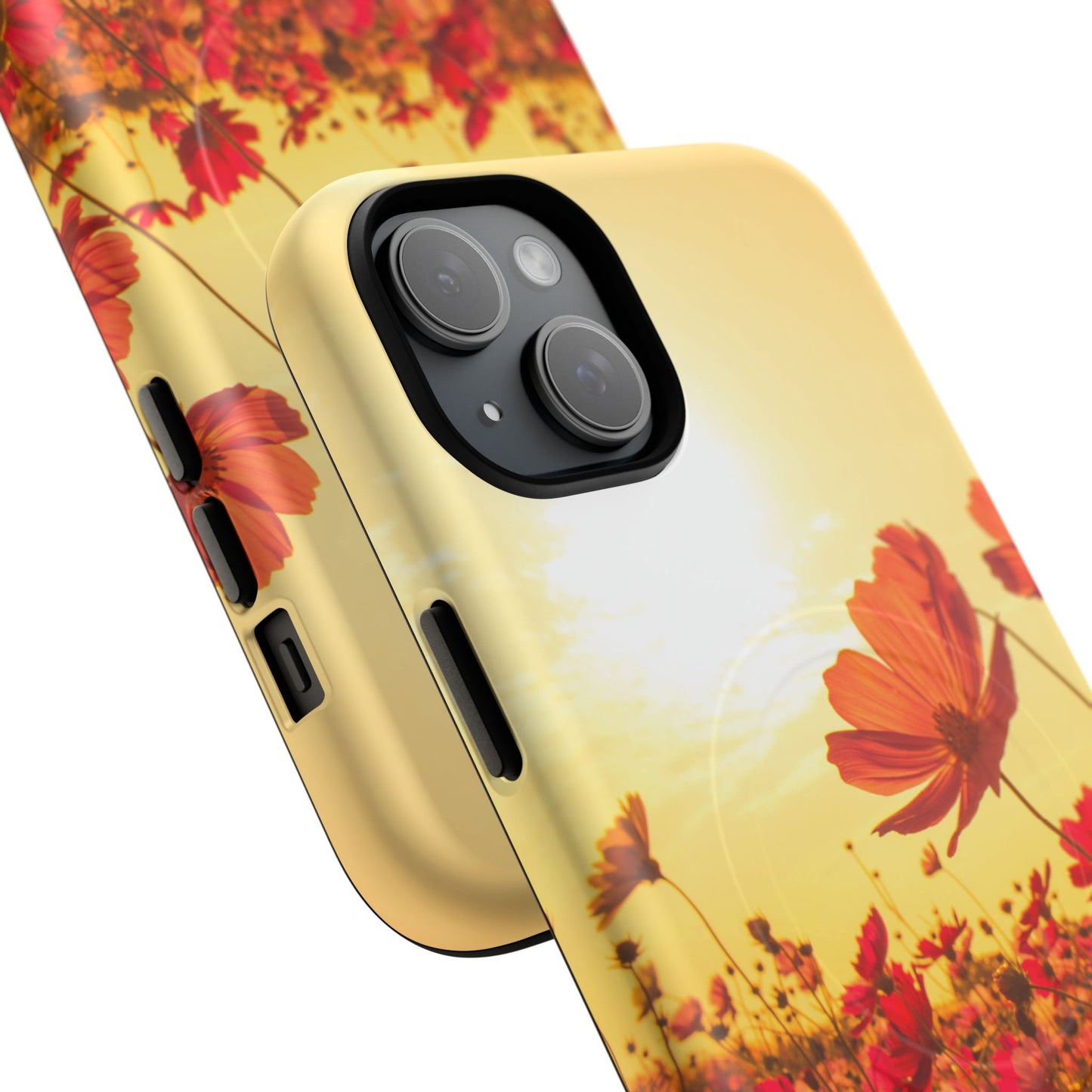 Tough Magnetic Phone Case – Vibrant Floral and Stylish Protection for Nature Lovers