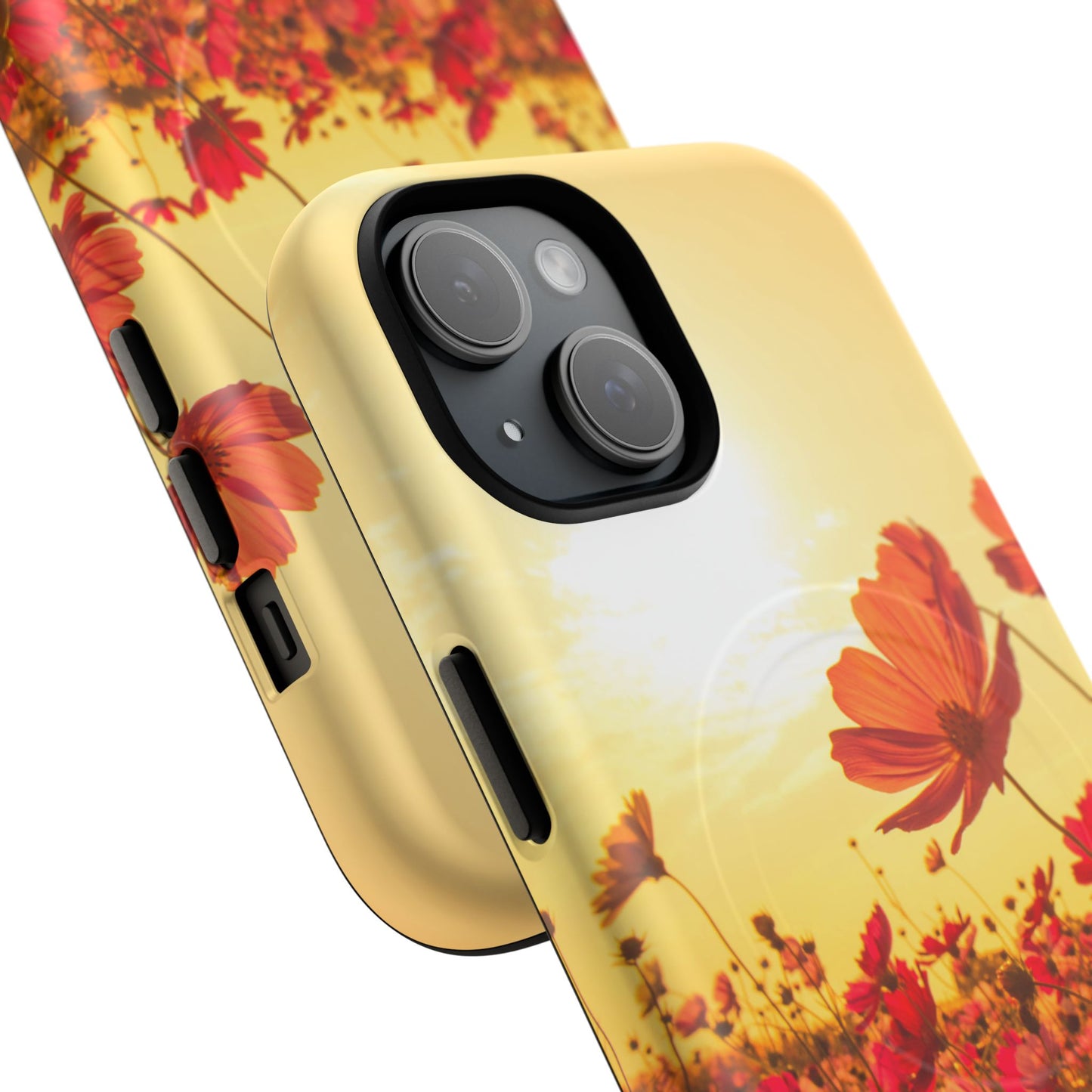 Tough Magnetic Phone Case – Vibrant Floral and Stylish Protection for Nature Lovers