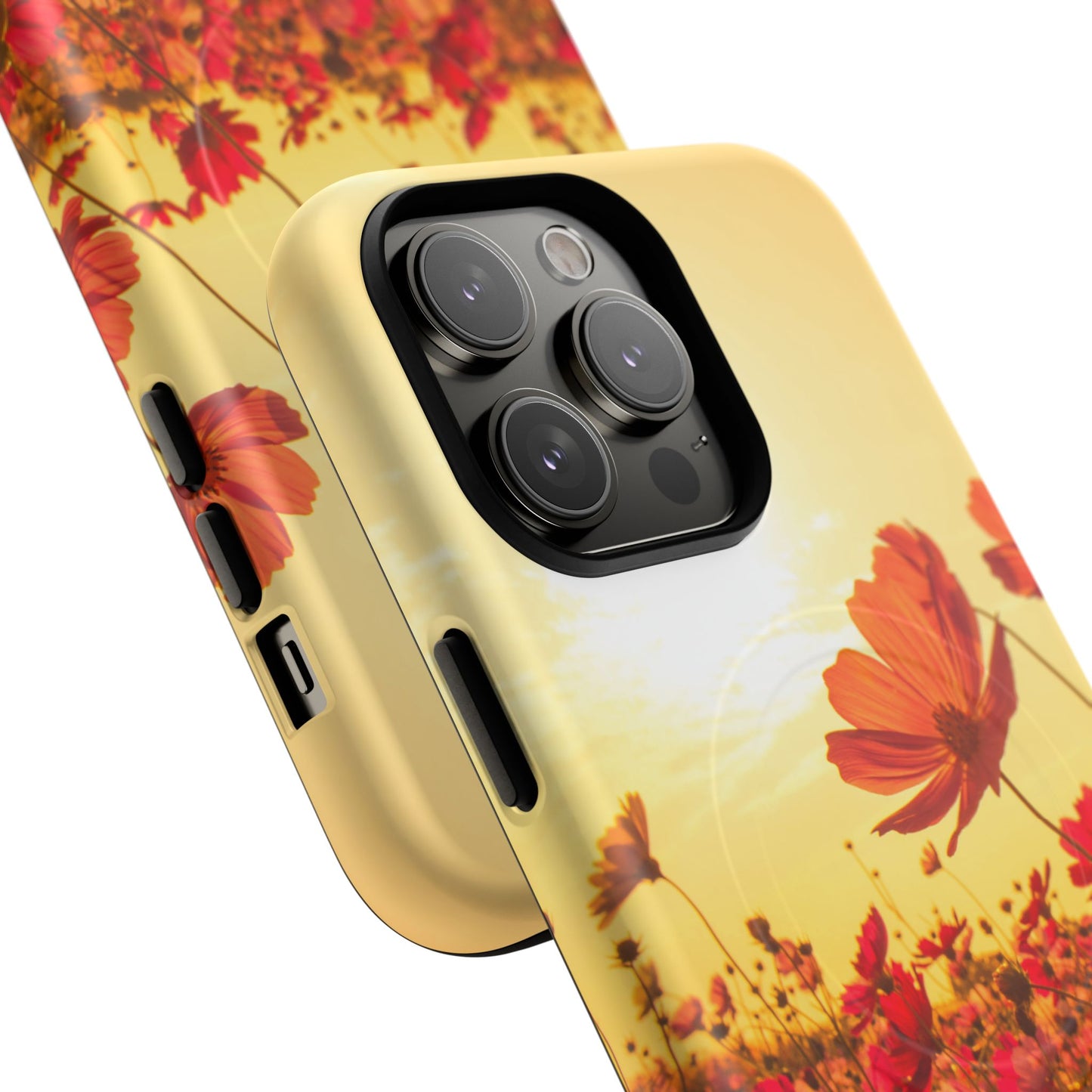 Tough Magnetic Phone Case – Vibrant Floral and Stylish Protection for Nature Lovers