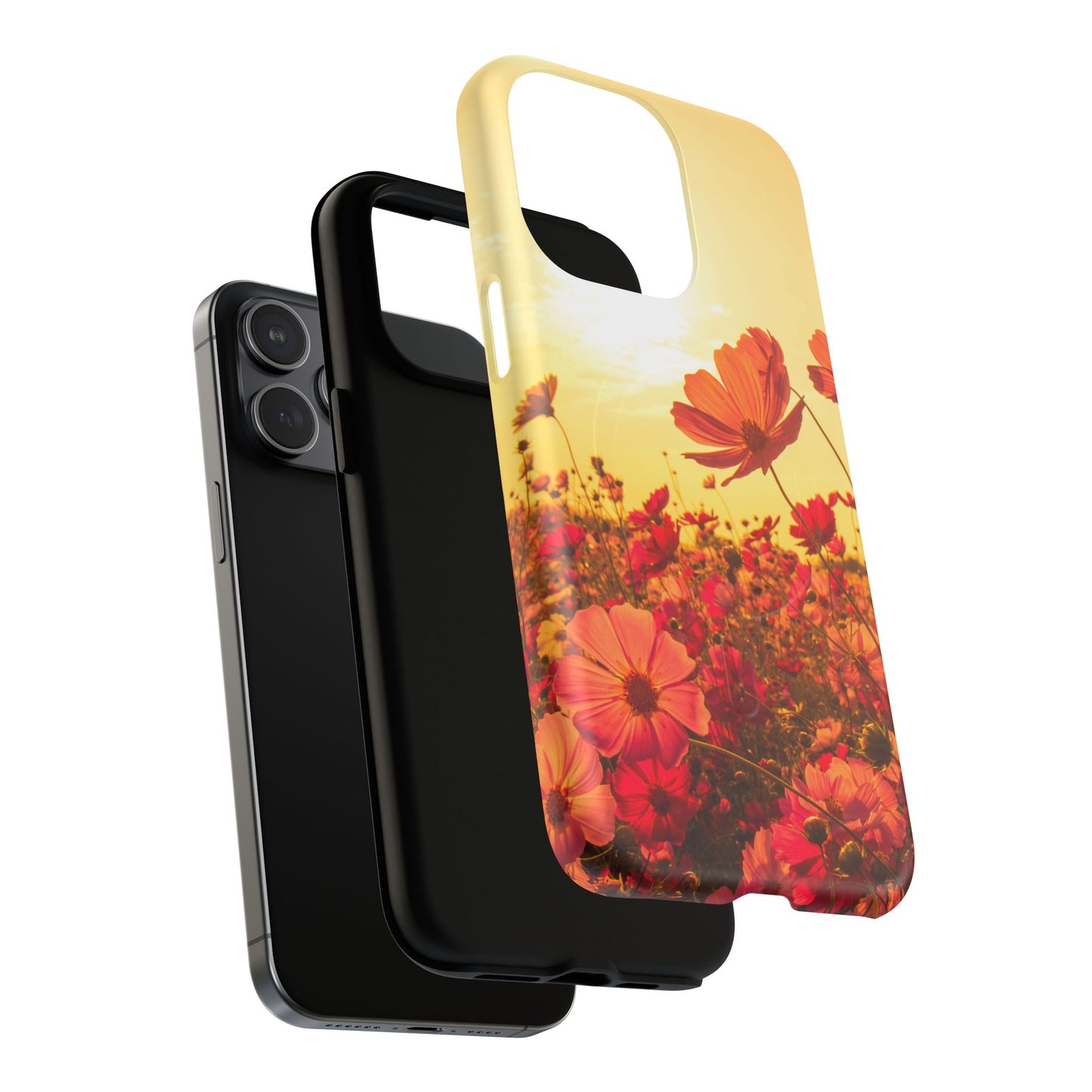 Tough Magnetic Phone Case – Vibrant Floral and Stylish Protection for Nature Lovers
