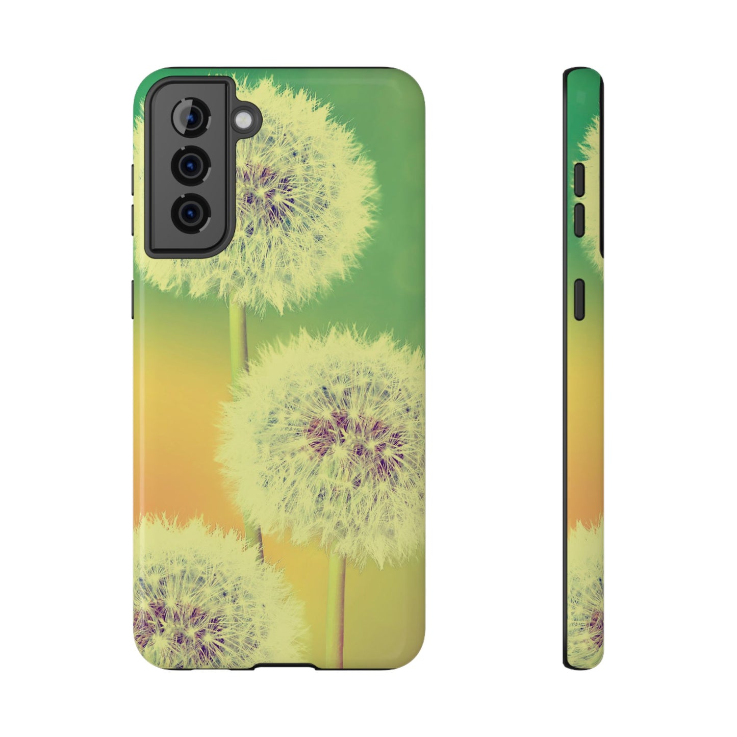 Impact-Resistant Phone Case - Whimsical Dandelion