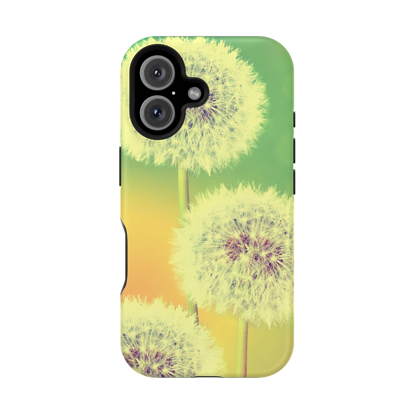 Impact-Resistant Phone Case - Whimsical Dandelion