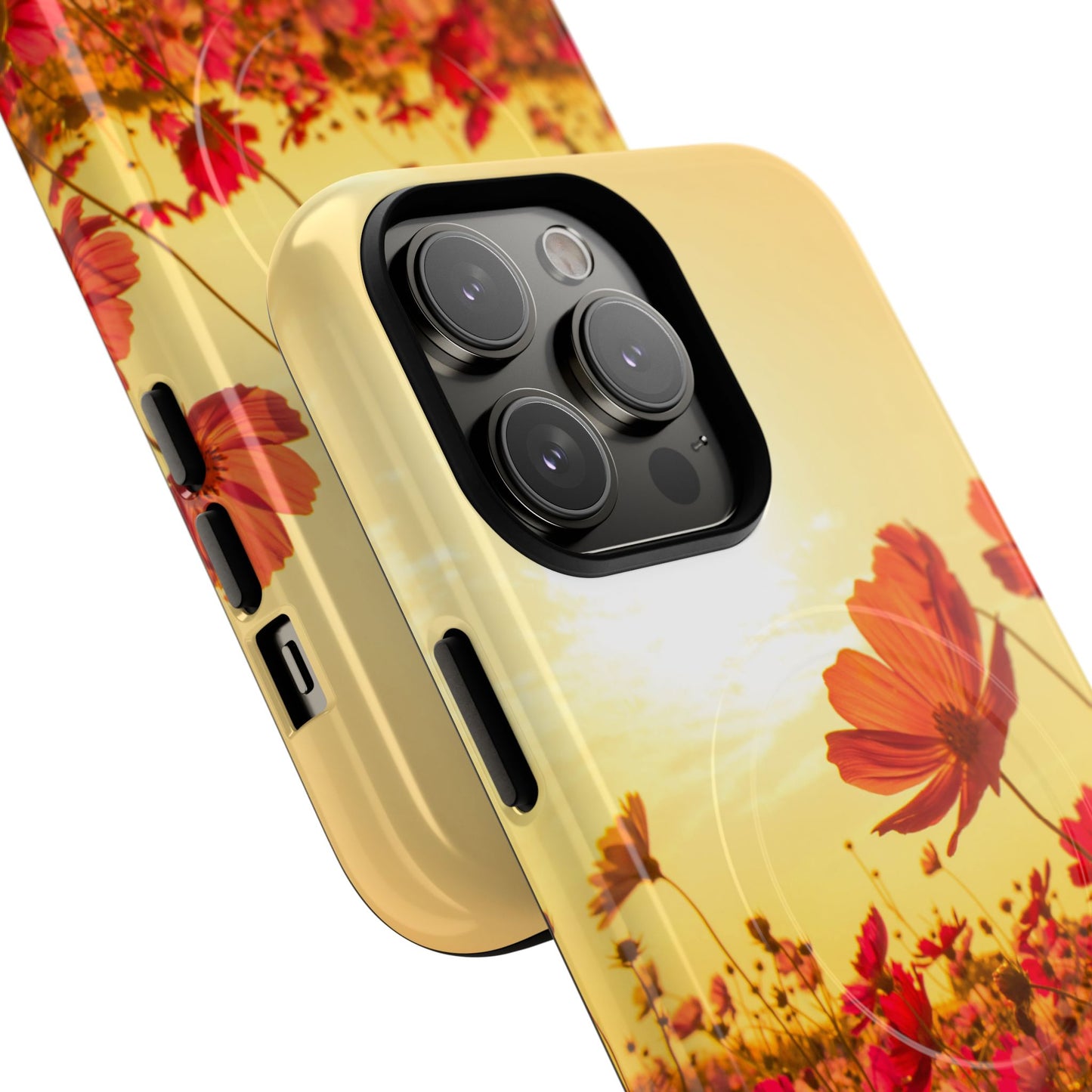 Tough Magnetic Phone Case – Vibrant Floral  and Stylish Protection for Nature Lovers