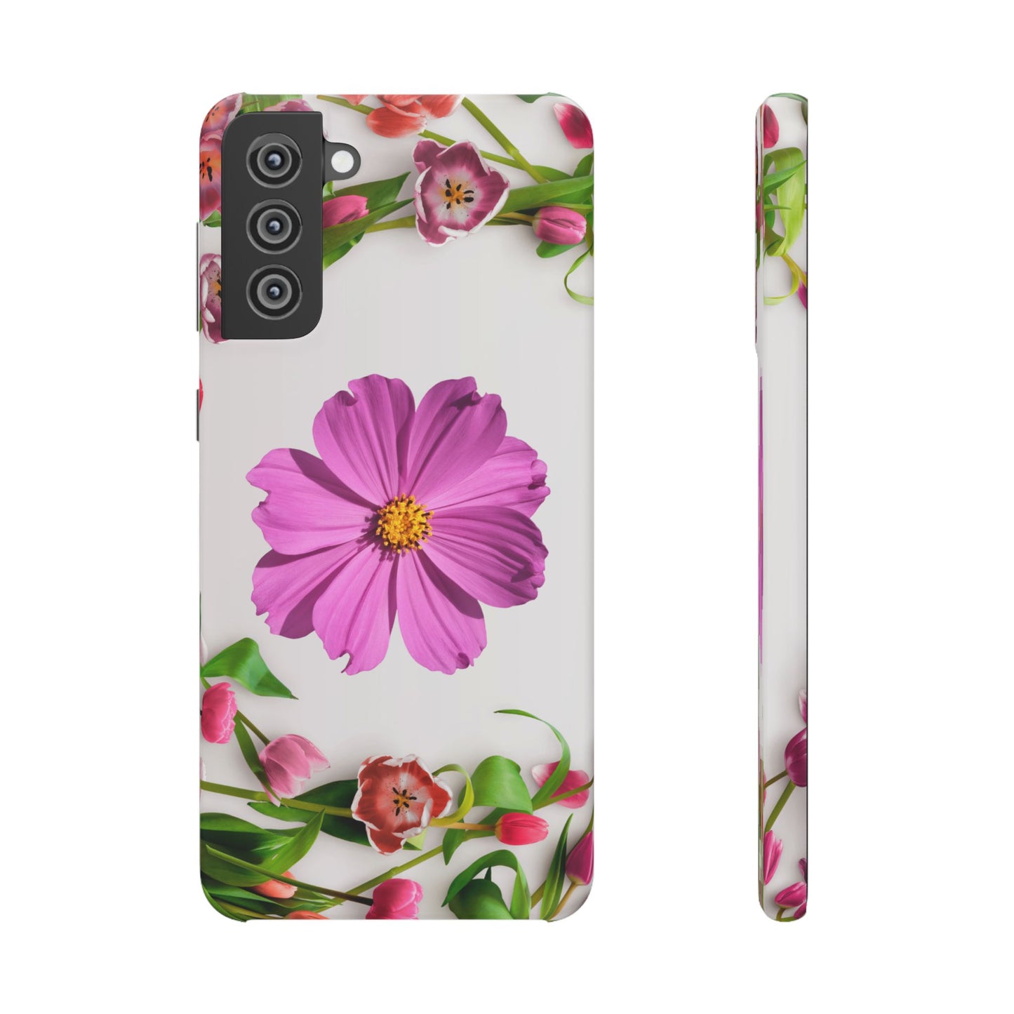 Snap Case- Elegant Flower Design