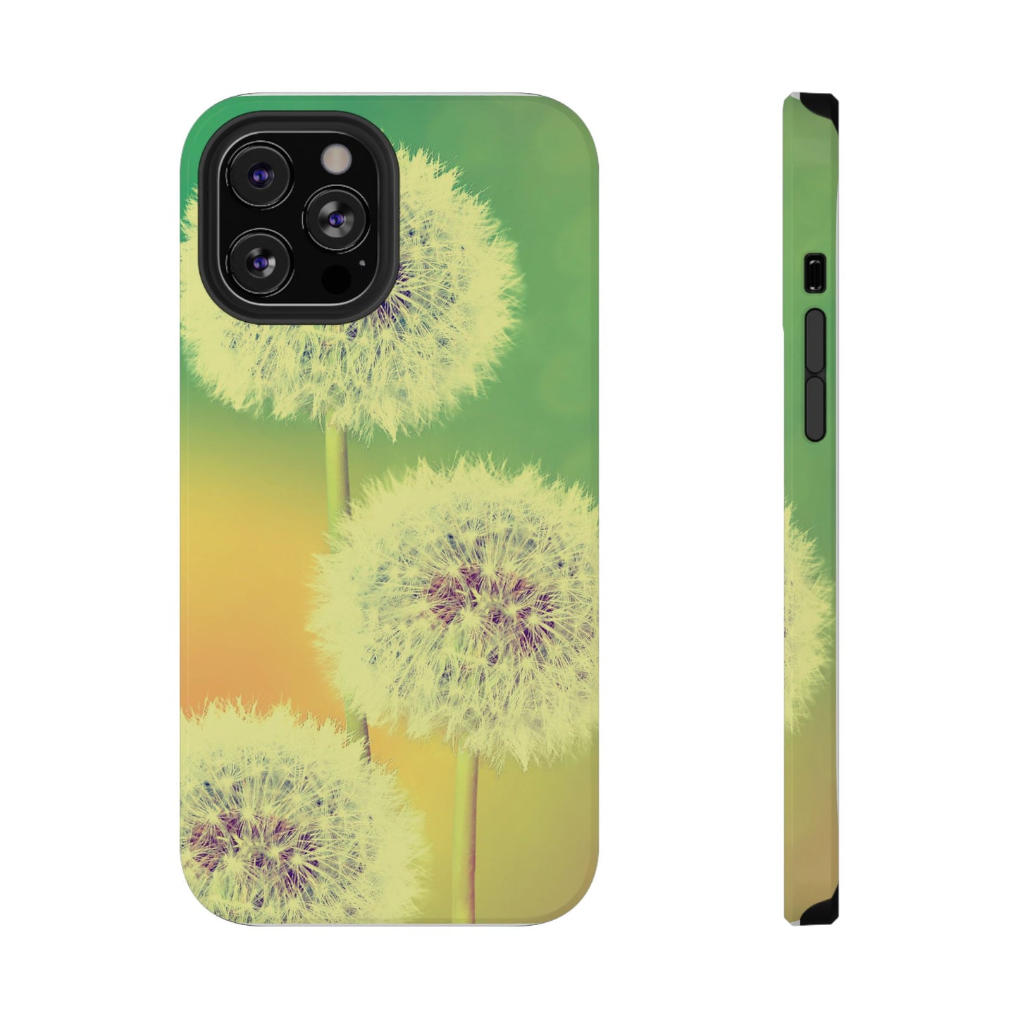 Impact-Resistant Phone Case - Whimsical Dandelion