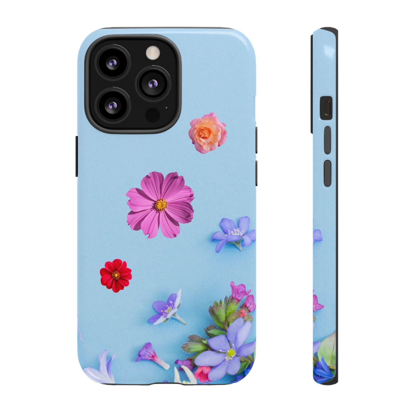 Tough Phone Case - Colorful Flower Design for Spring & Summer