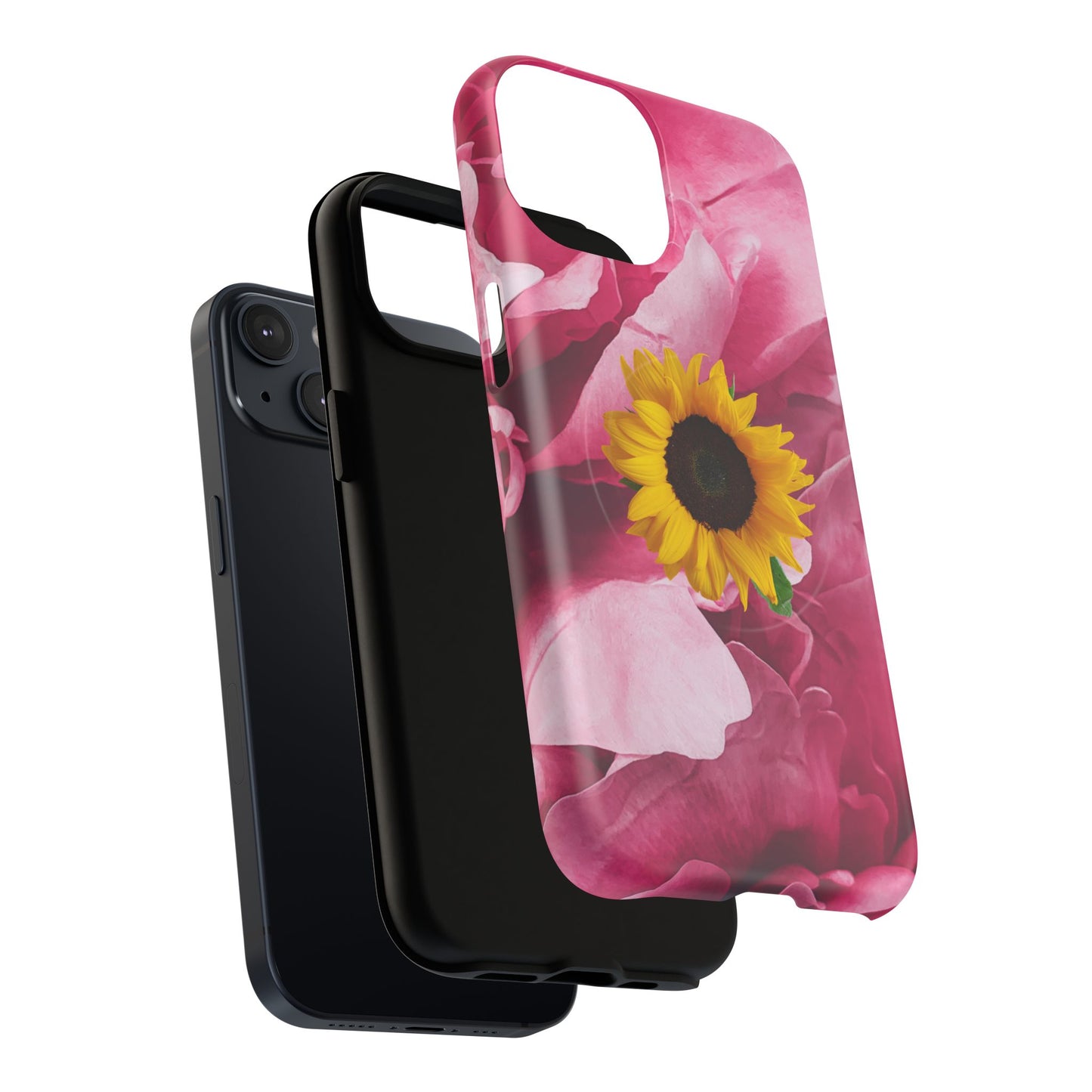 Tough Magnetic Phone Case- Sunflower Design