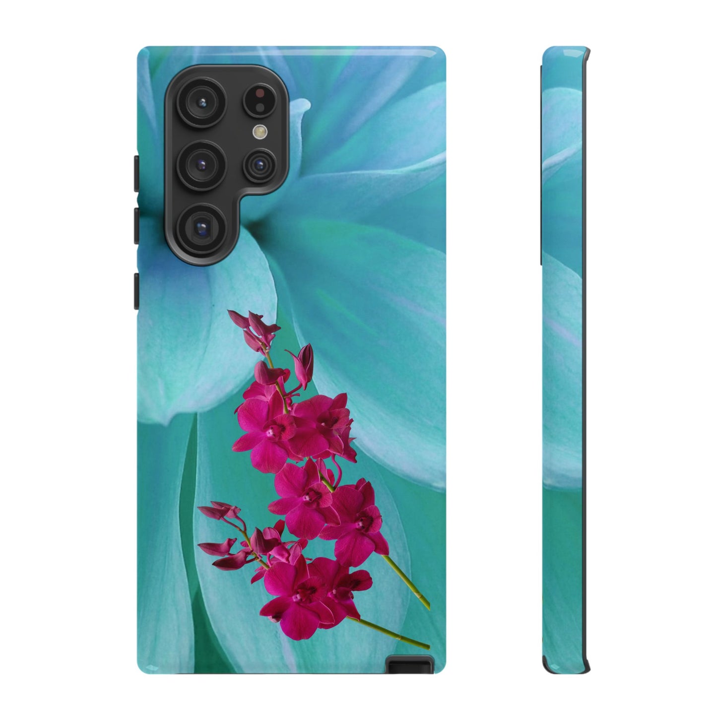 Tough Phone Case - Elegant Orchid Design