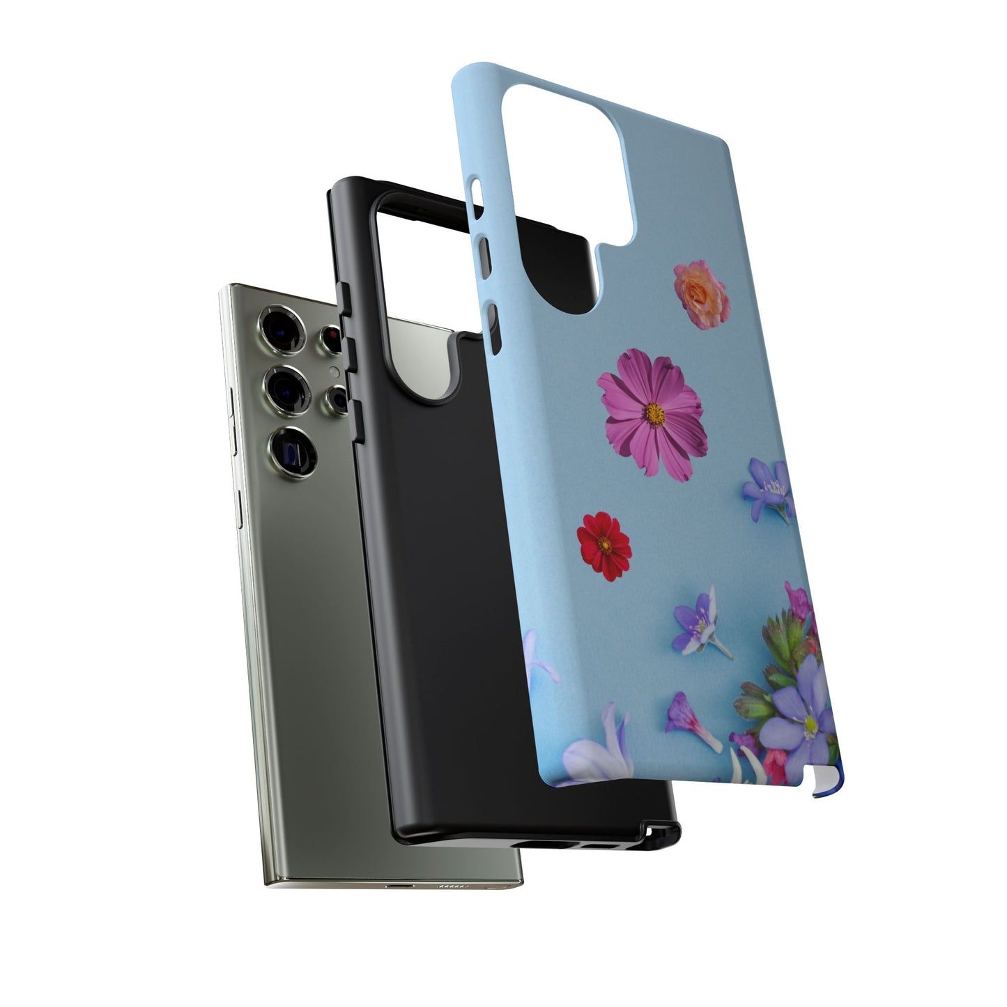 Tough Phone Case - Colorful Flower Design for Spring & Summer