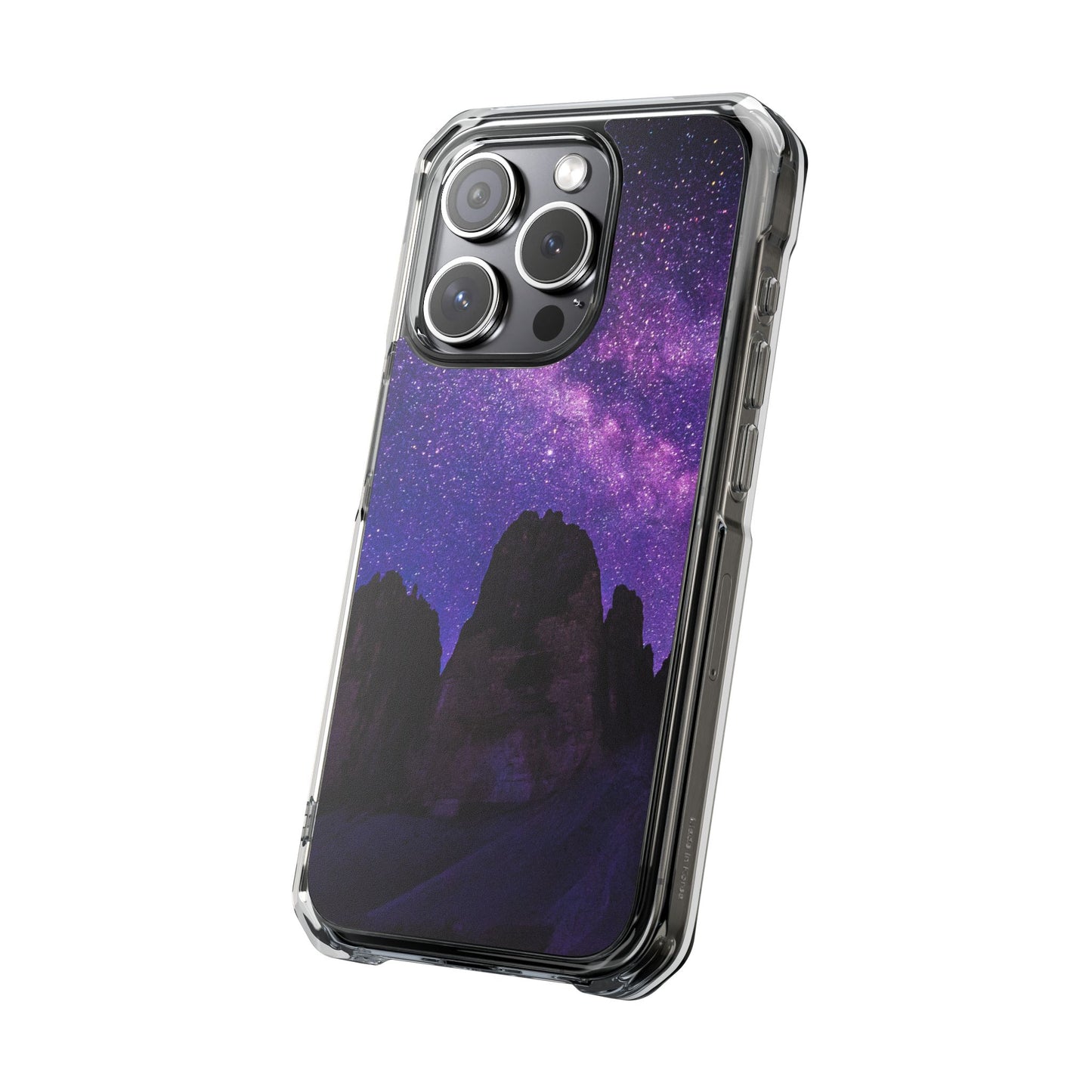 Magnetic Clear Impact Case- Stunning Starry Design