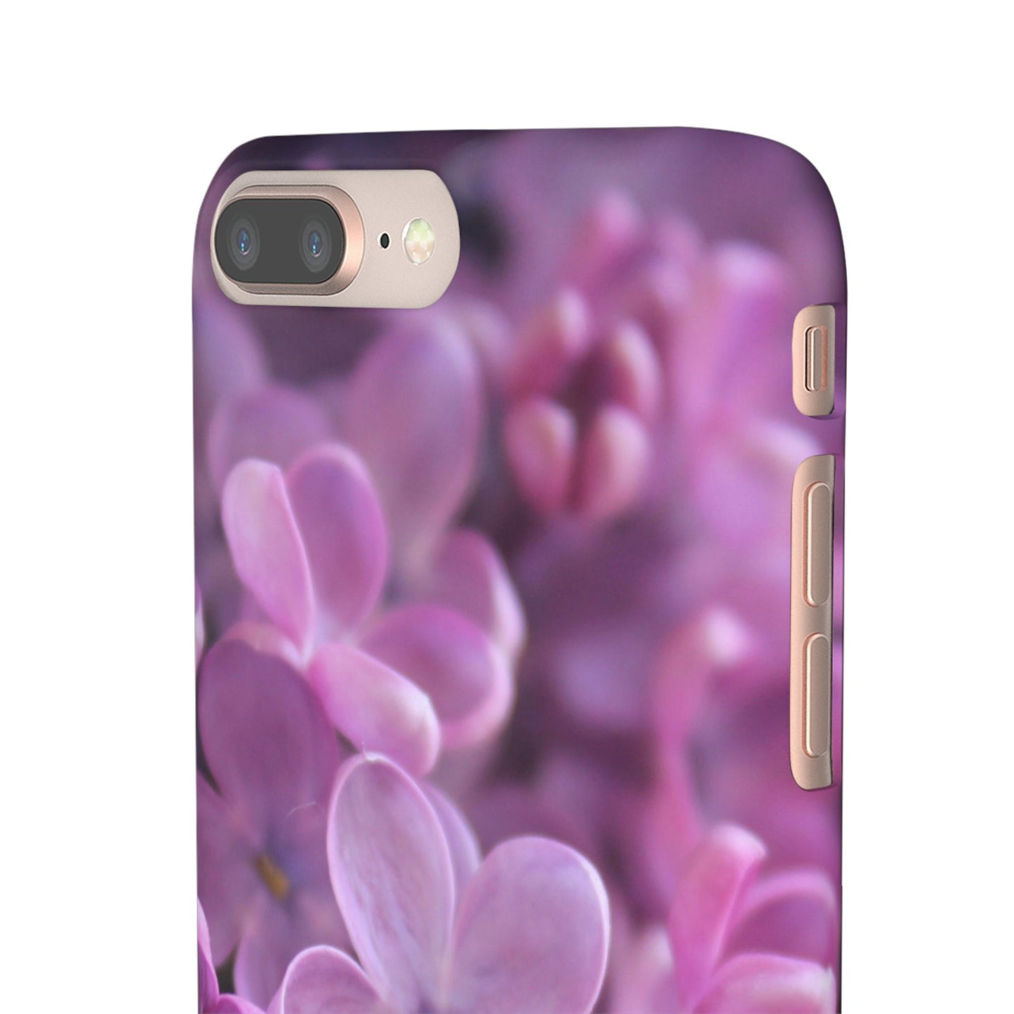 Snap Cases – Vibrant Purple Blossom Design for a Personalized Touch