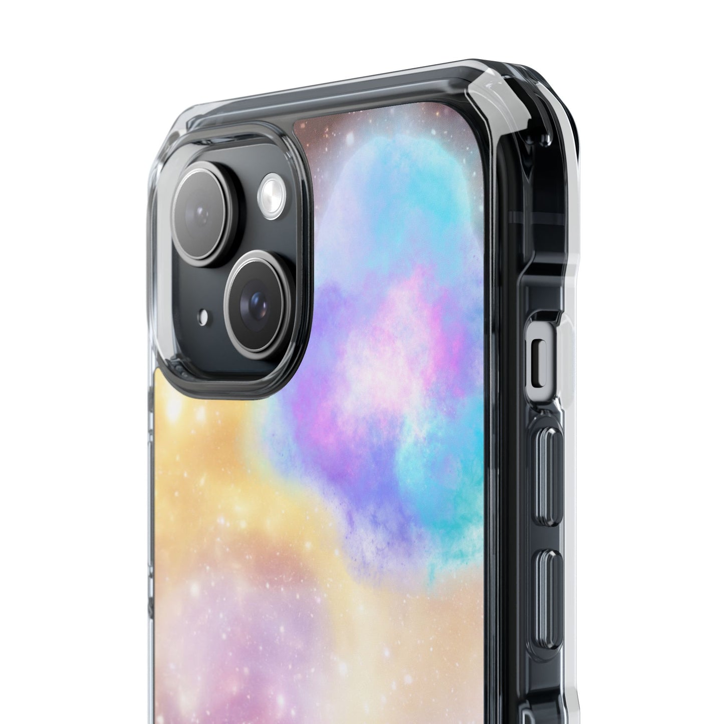 Magnetic Clear Phone Case - Cosmic Colors