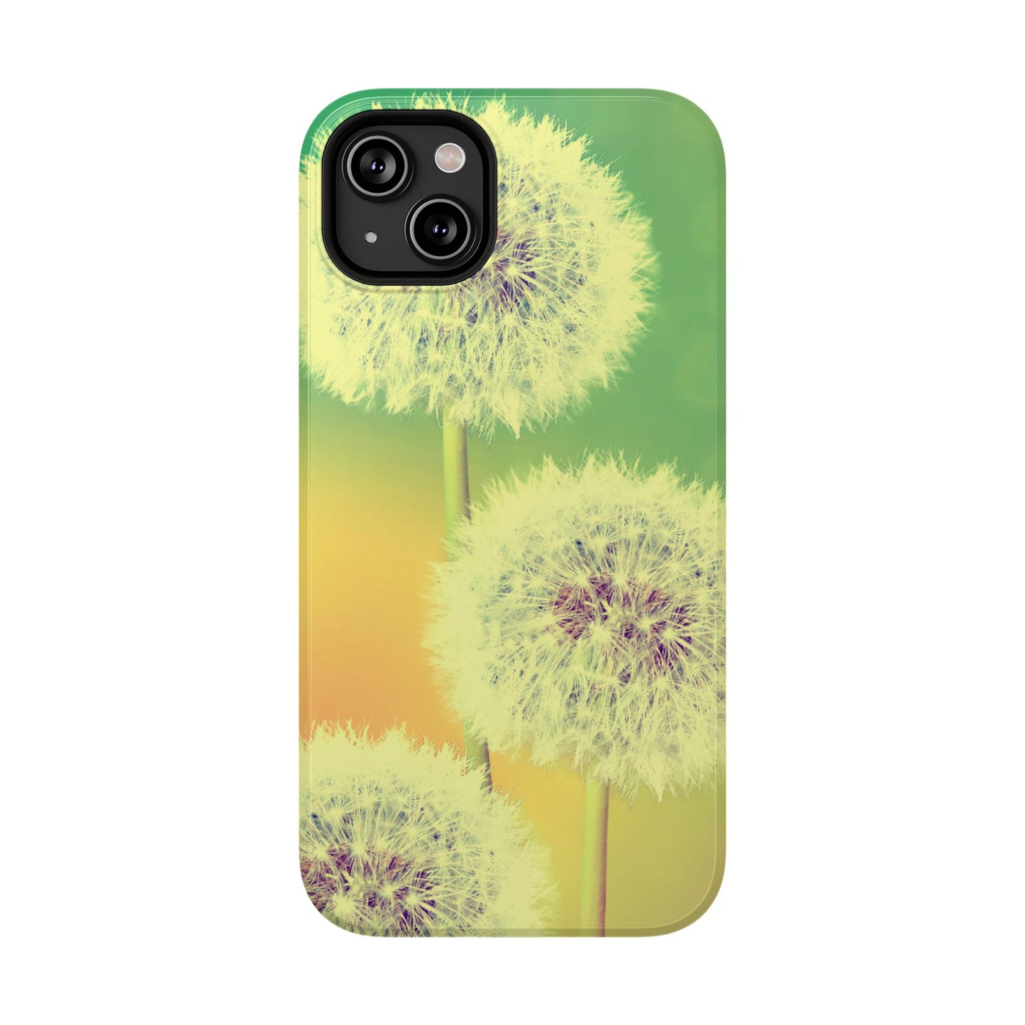 Impact-Resistant Phone Case - Whimsical Dandelion