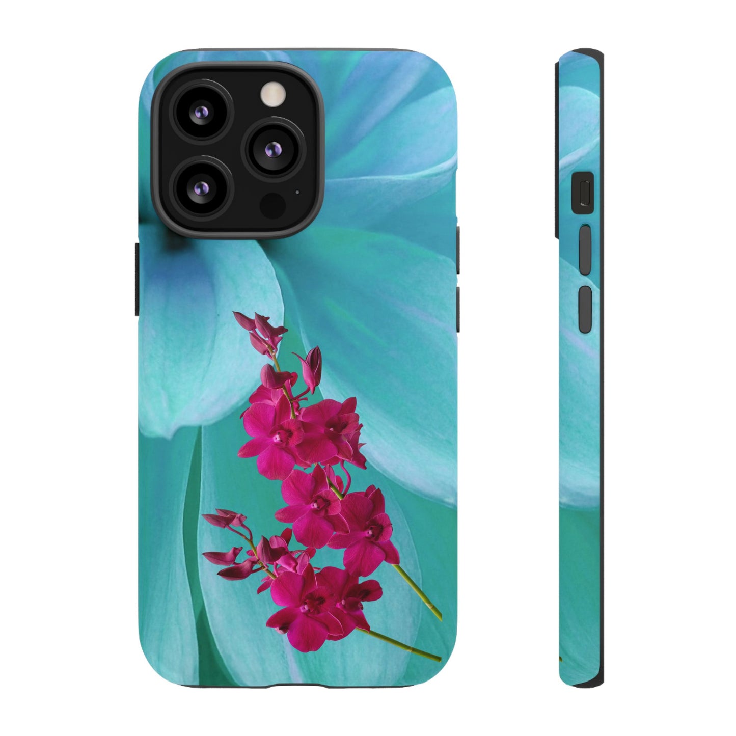 Tough Phone Case - Elegant Orchid Design