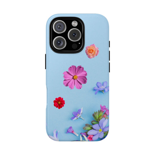 Tough Phone Case - Colorful Flower Design for Spring & Summer