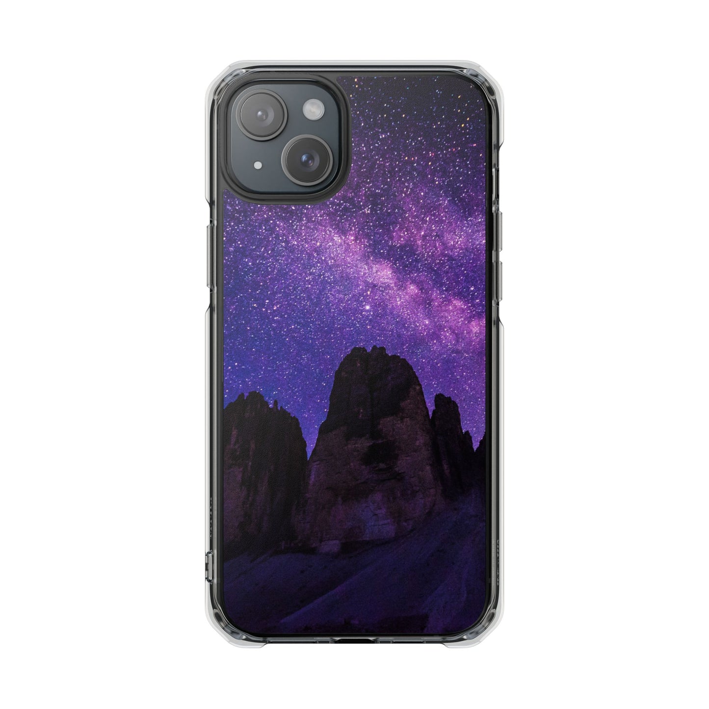 Magnetic Clear Impact Case- Stunning Starry Design