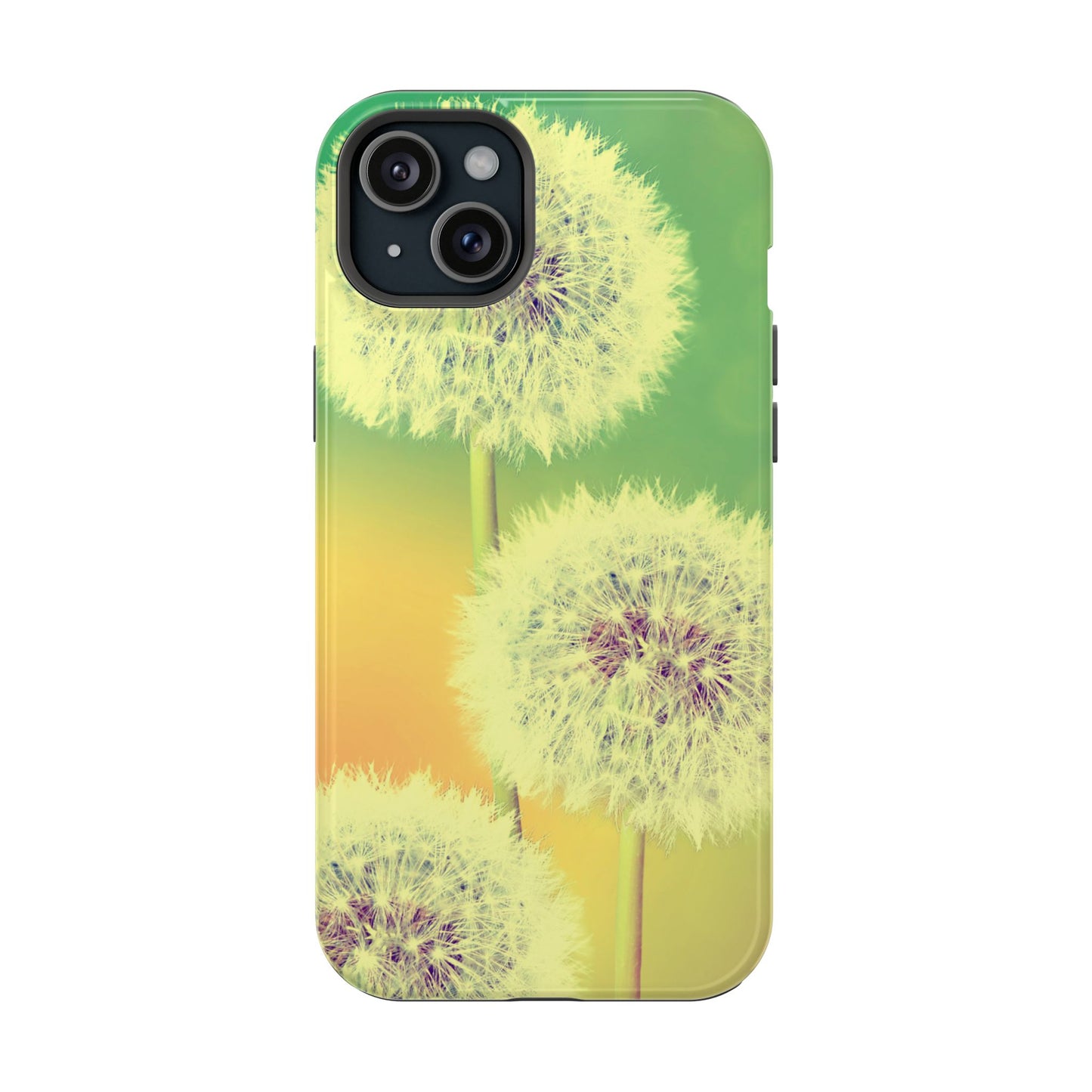 Impact-Resistant Phone Case - Whimsical Dandelion