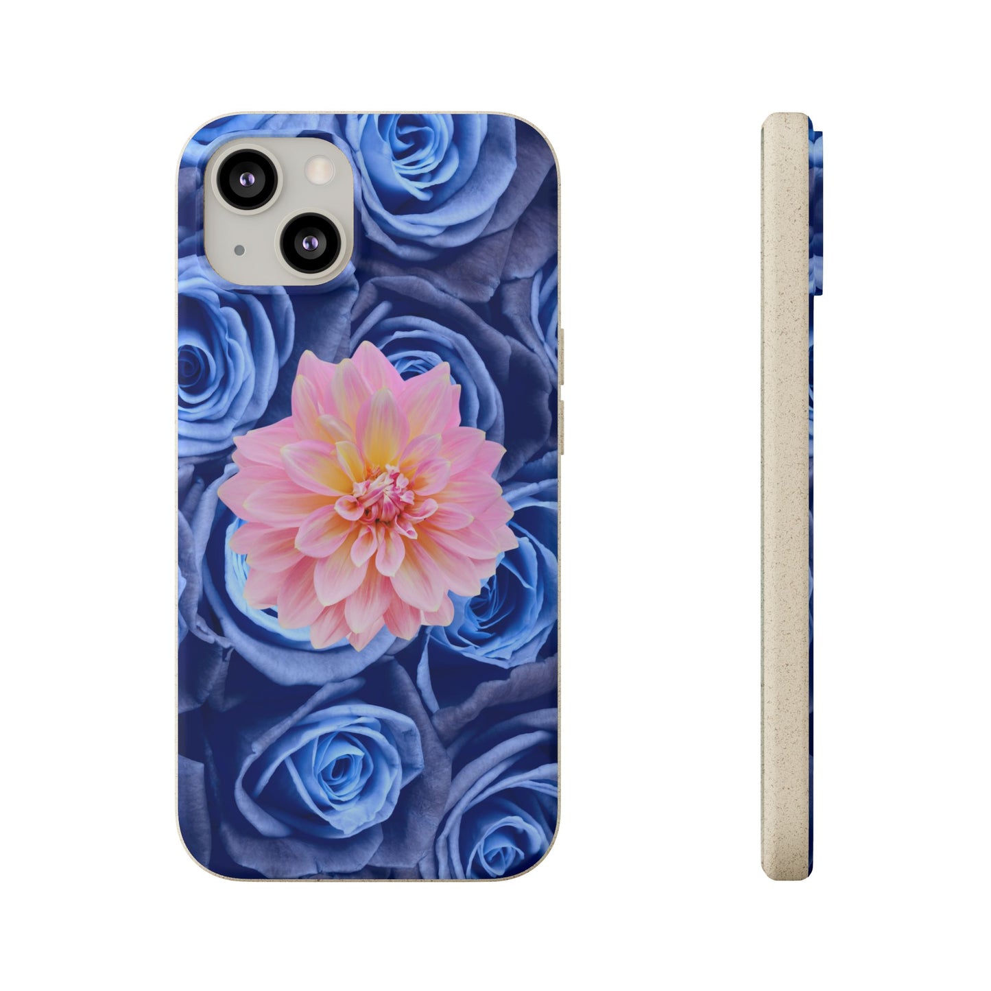 Biodegradable Cases- Blue Roses Design