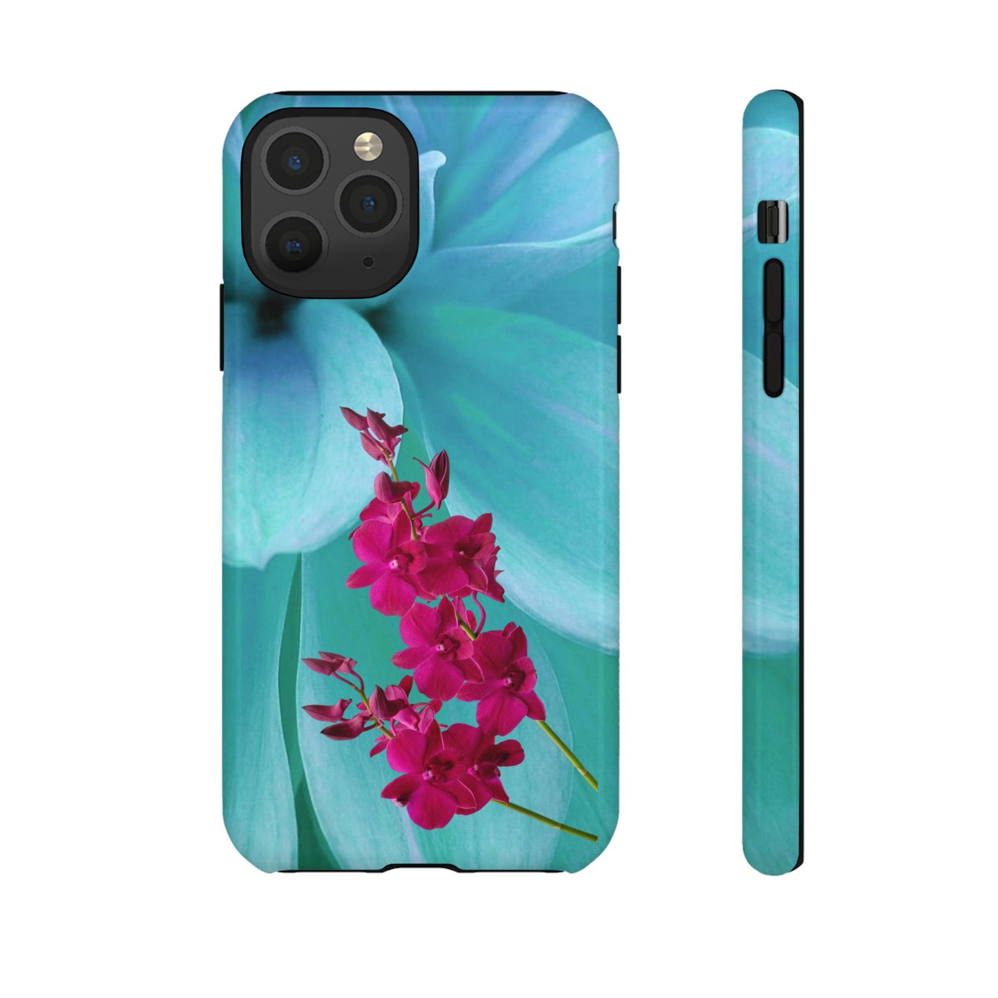 Tough Phone Case - Elegant Orchid Design