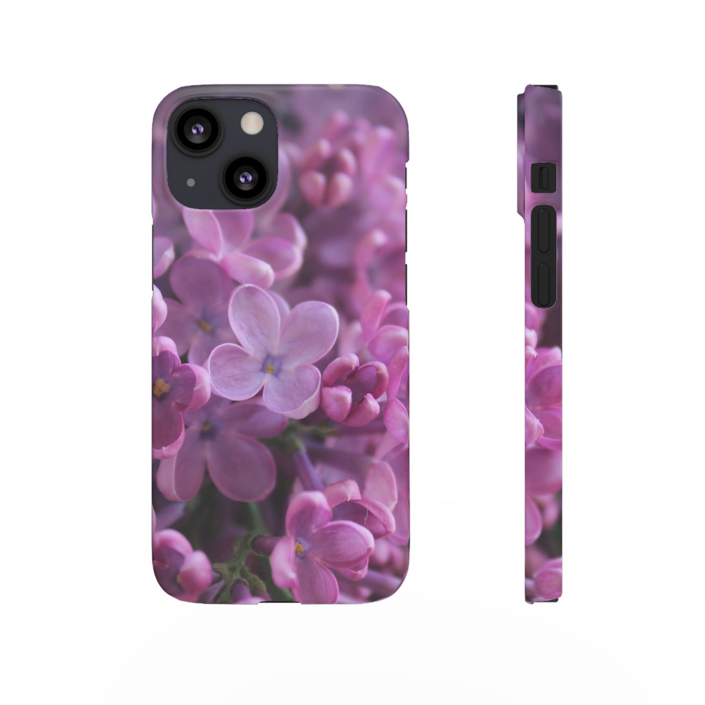 Snap Cases – Vibrant Purple Blossom Design for a Personalized Touch