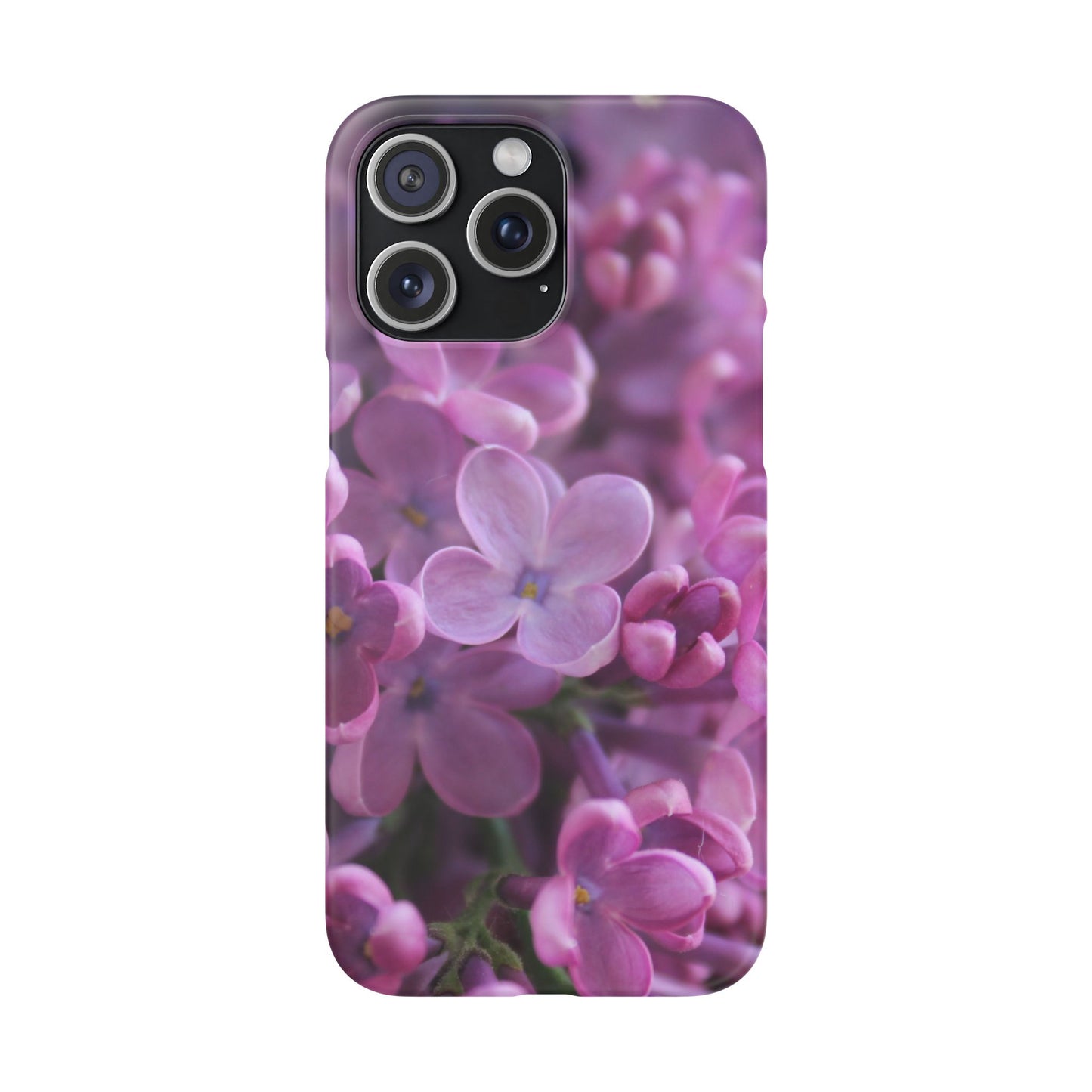 Snap Cases – Vibrant Purple Blossom Design for a Personalized Touch