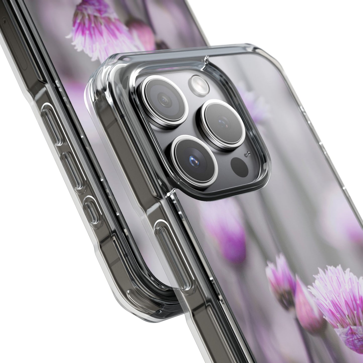 Magnetic Clear Impact Case - Protective Phone Case with Nature Design