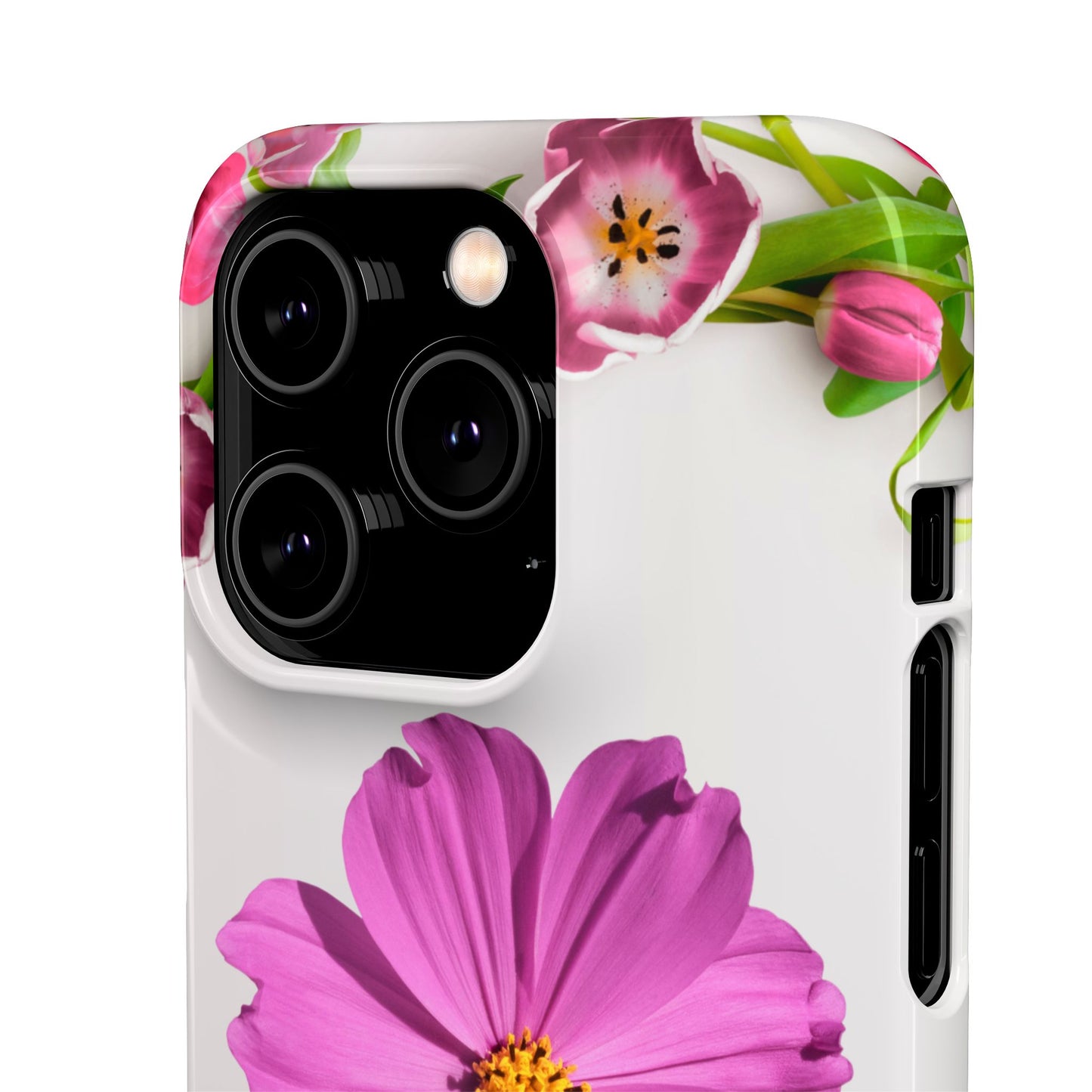 Snap Case- Elegant Flower Design