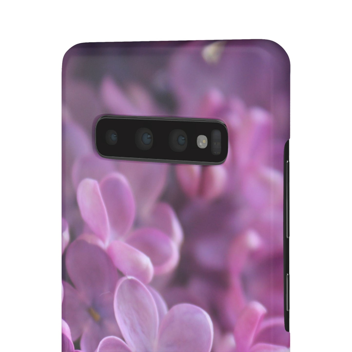 Snap Cases – Vibrant Purple Blossom Design for a Personalized Touch