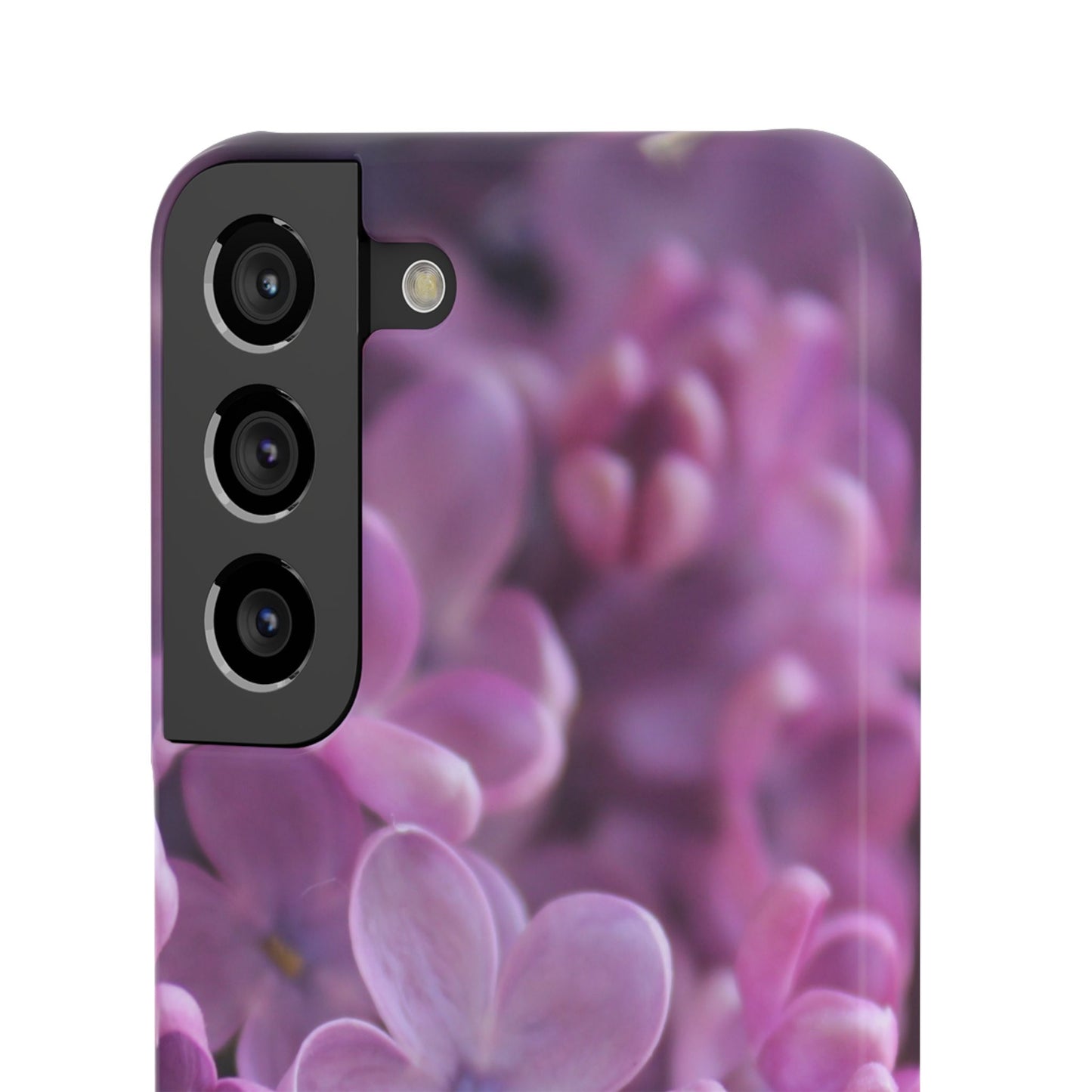 Snap Cases – Vibrant Purple Blossom Design for a Personalized Touch