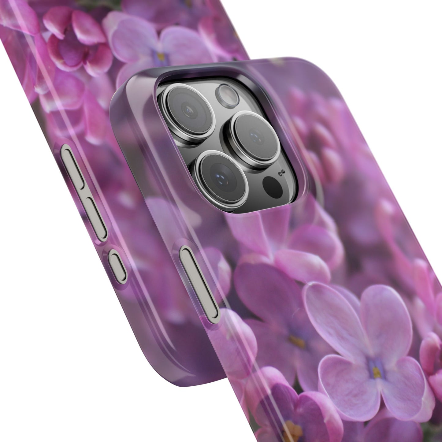 Snap Cases – Vibrant Purple Blossom Design for a Personalized Touch