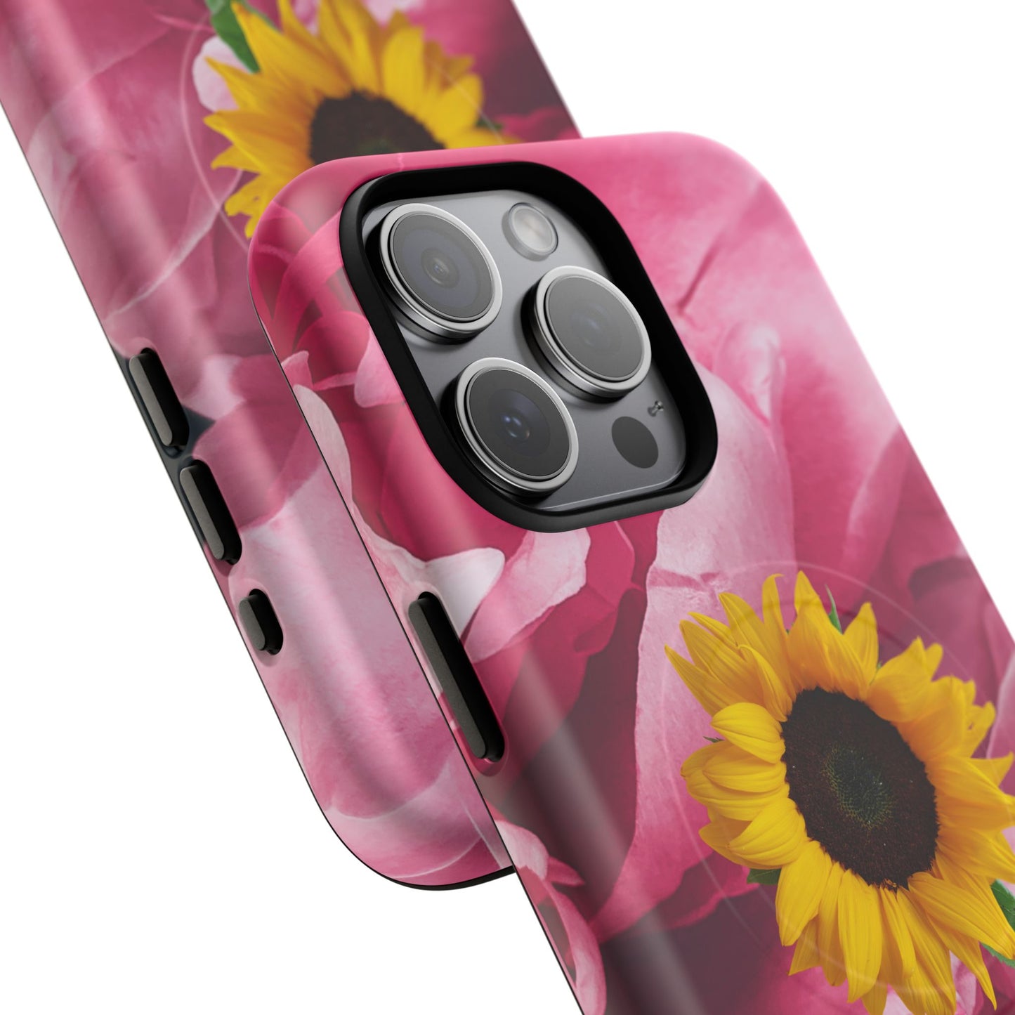 Tough Magnetic Phone Case- Sunflower Design