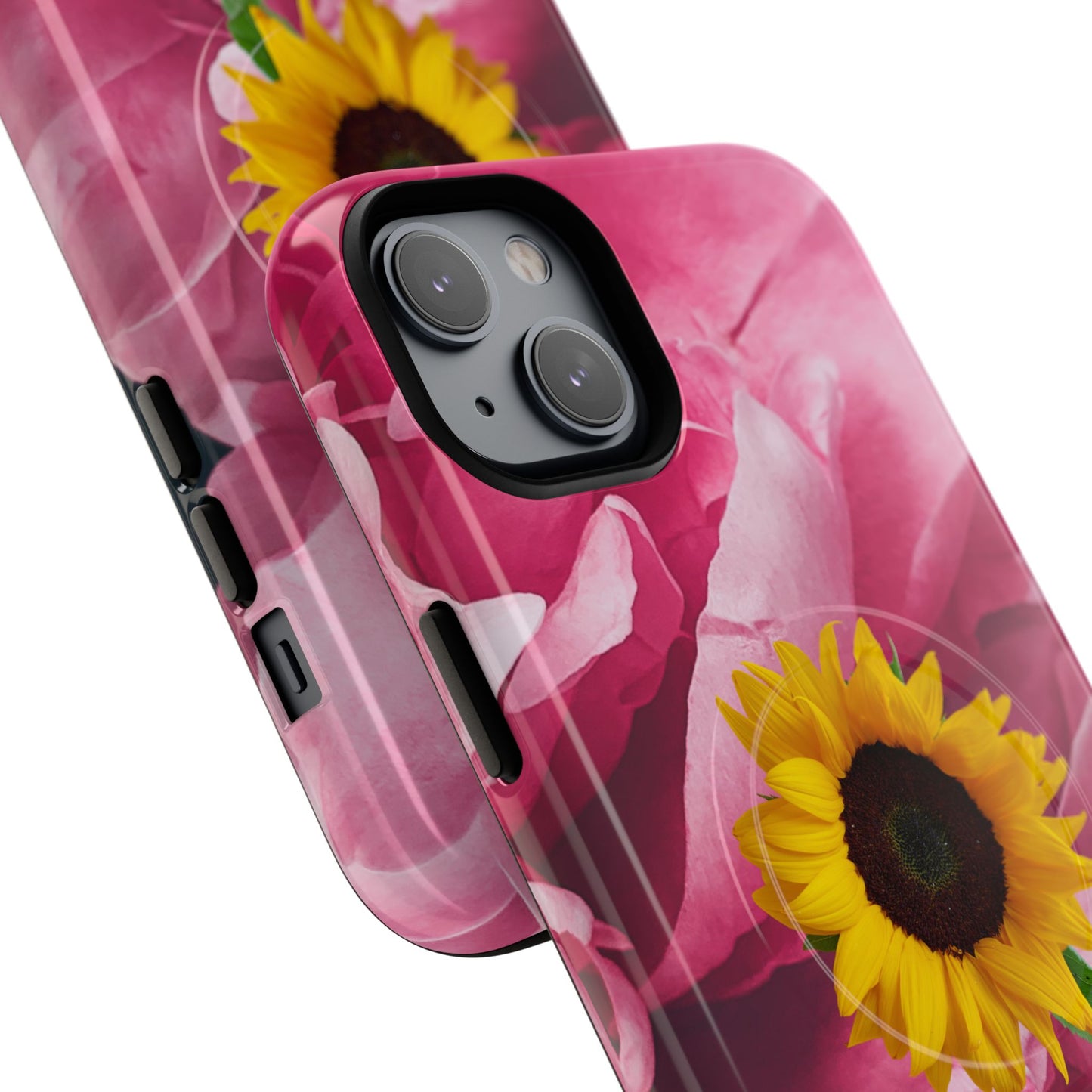 Tough Magnetic Phone Case- Sunflower Design