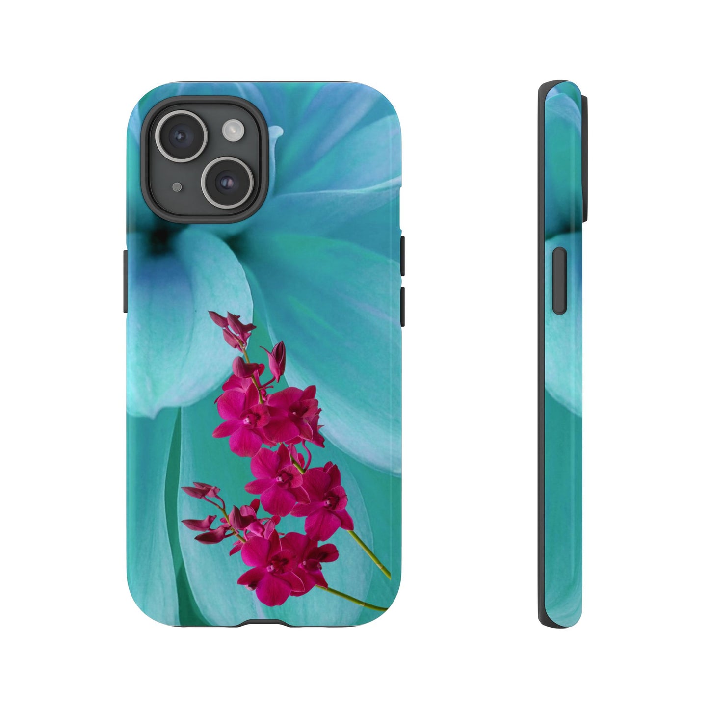 Tough Phone Case - Elegant Orchid Design