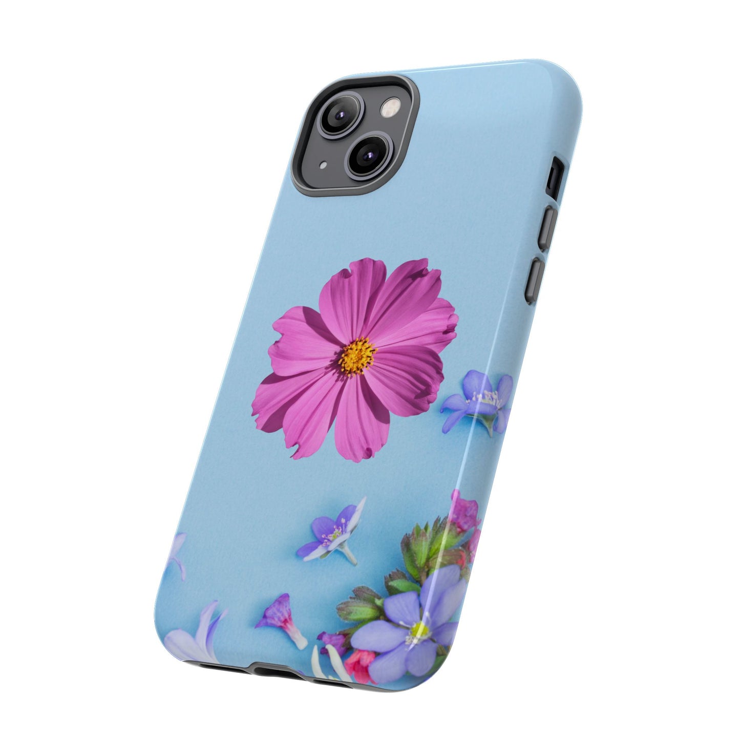 Tough Phone Case - Durable Protection with Vibrant Flower Design