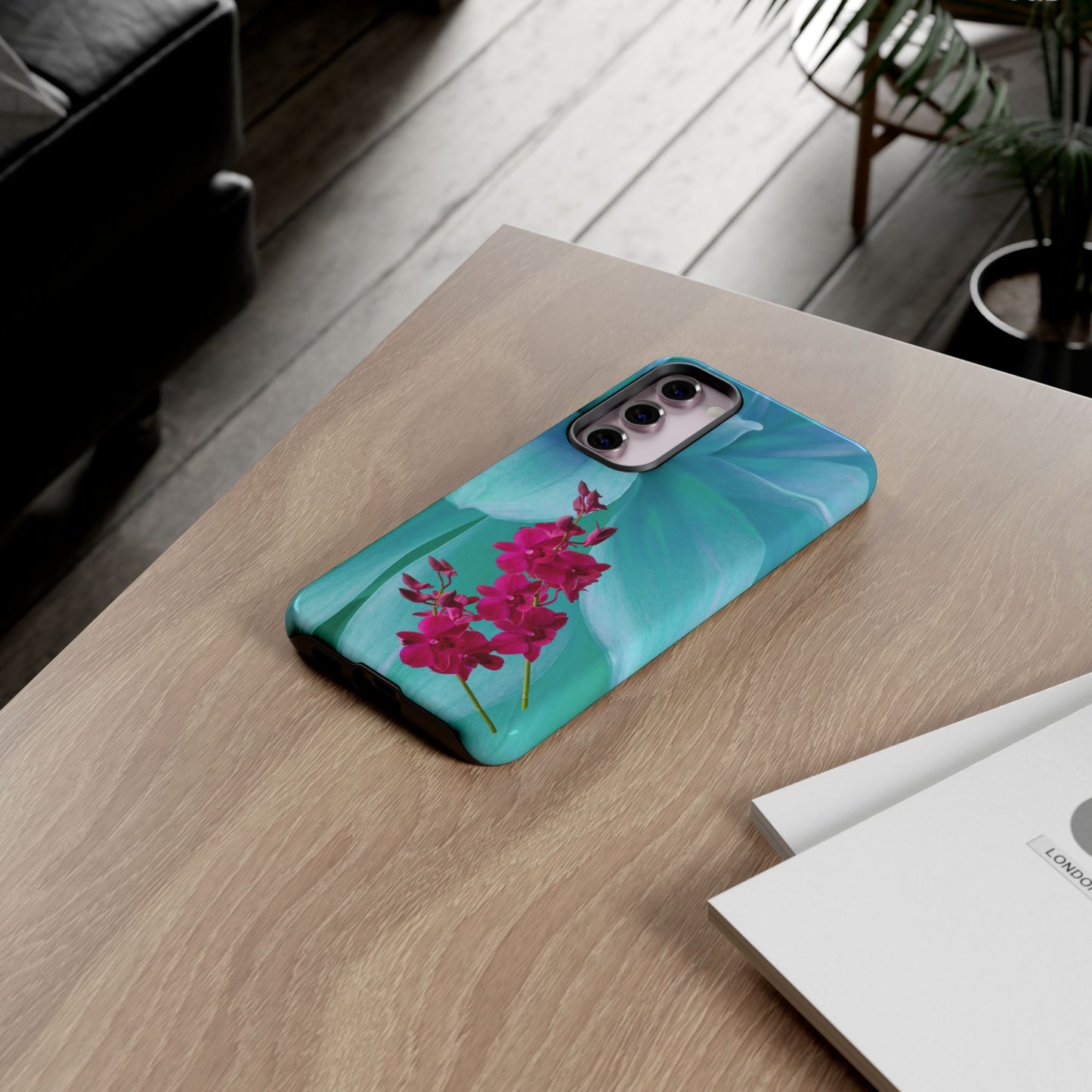 Tough Phone Case - Elegant Orchid Design