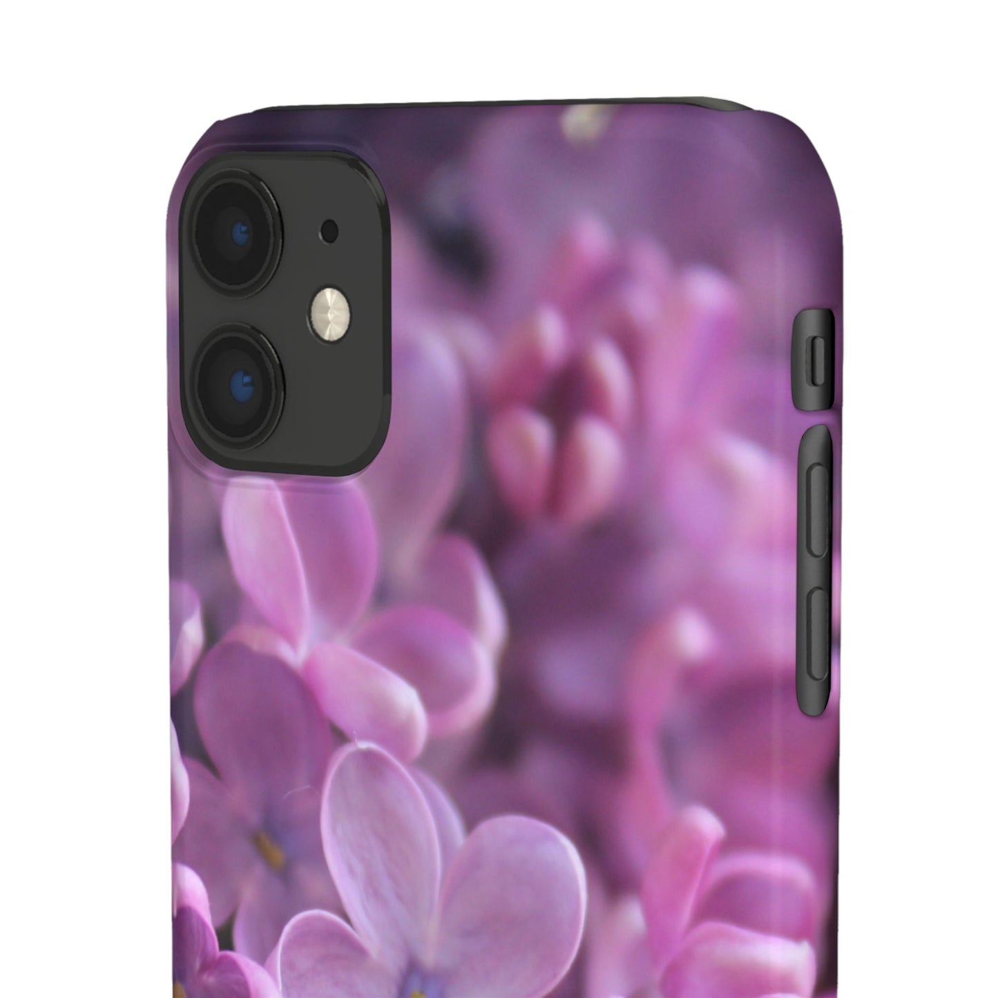 Snap Cases – Vibrant Purple Blossom Design for a Personalized Touch