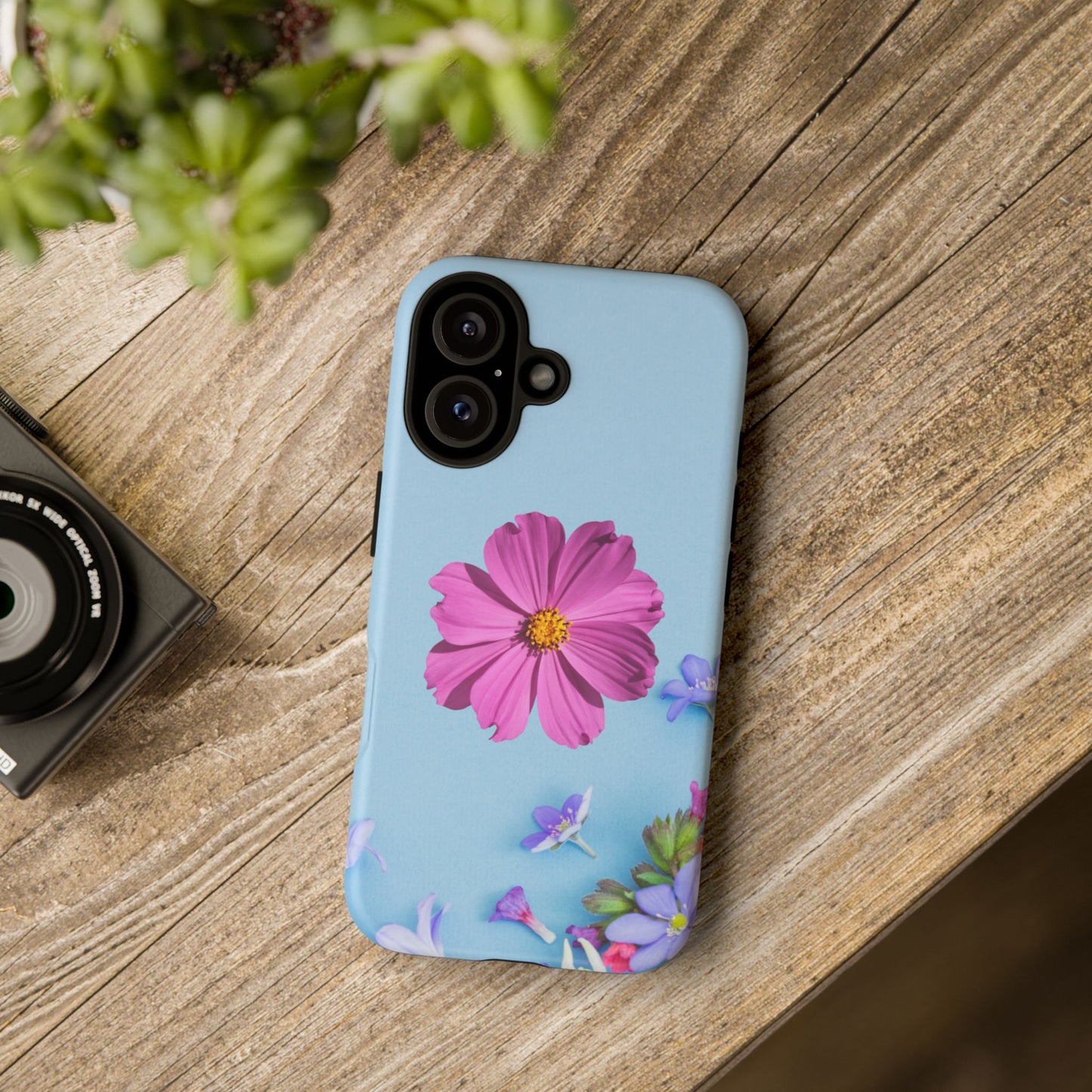 Tough Phone Case - Durable Protection with Vibrant Flower Design