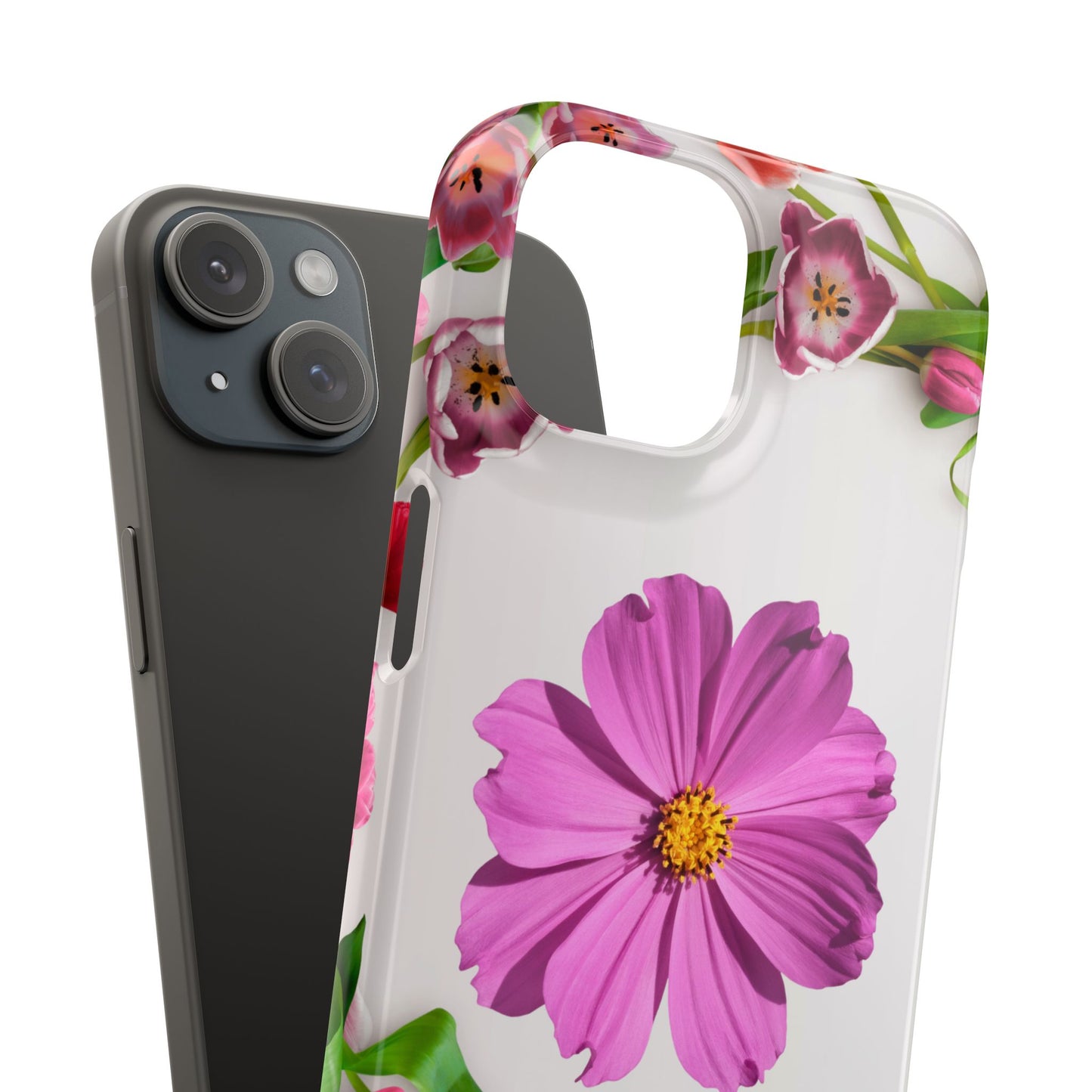 Snap Case- Elegant Flower Design