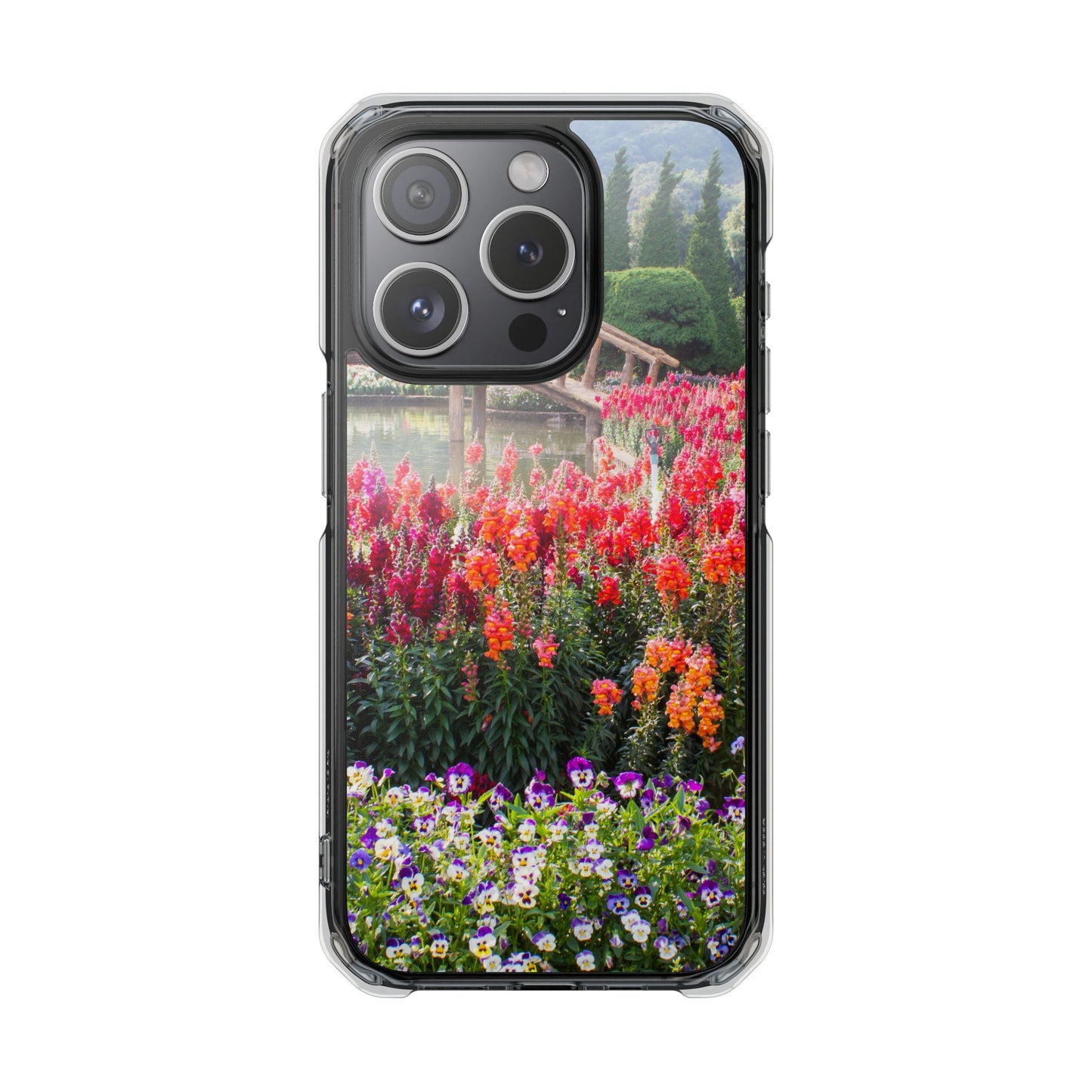 Magnetic Clear Impact Case - Nature-Inspired Phone Protection