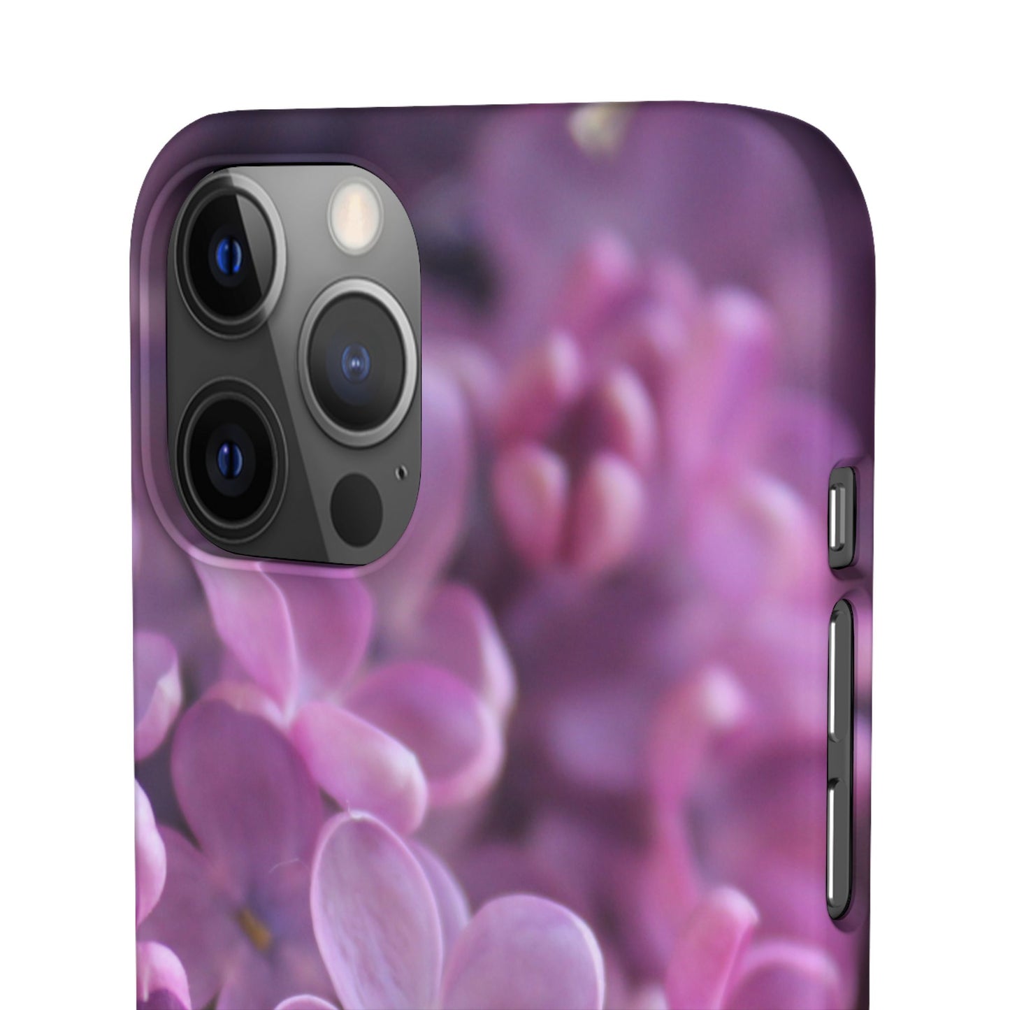 Snap Cases – Vibrant Purple Blossom Design for a Personalized Touch