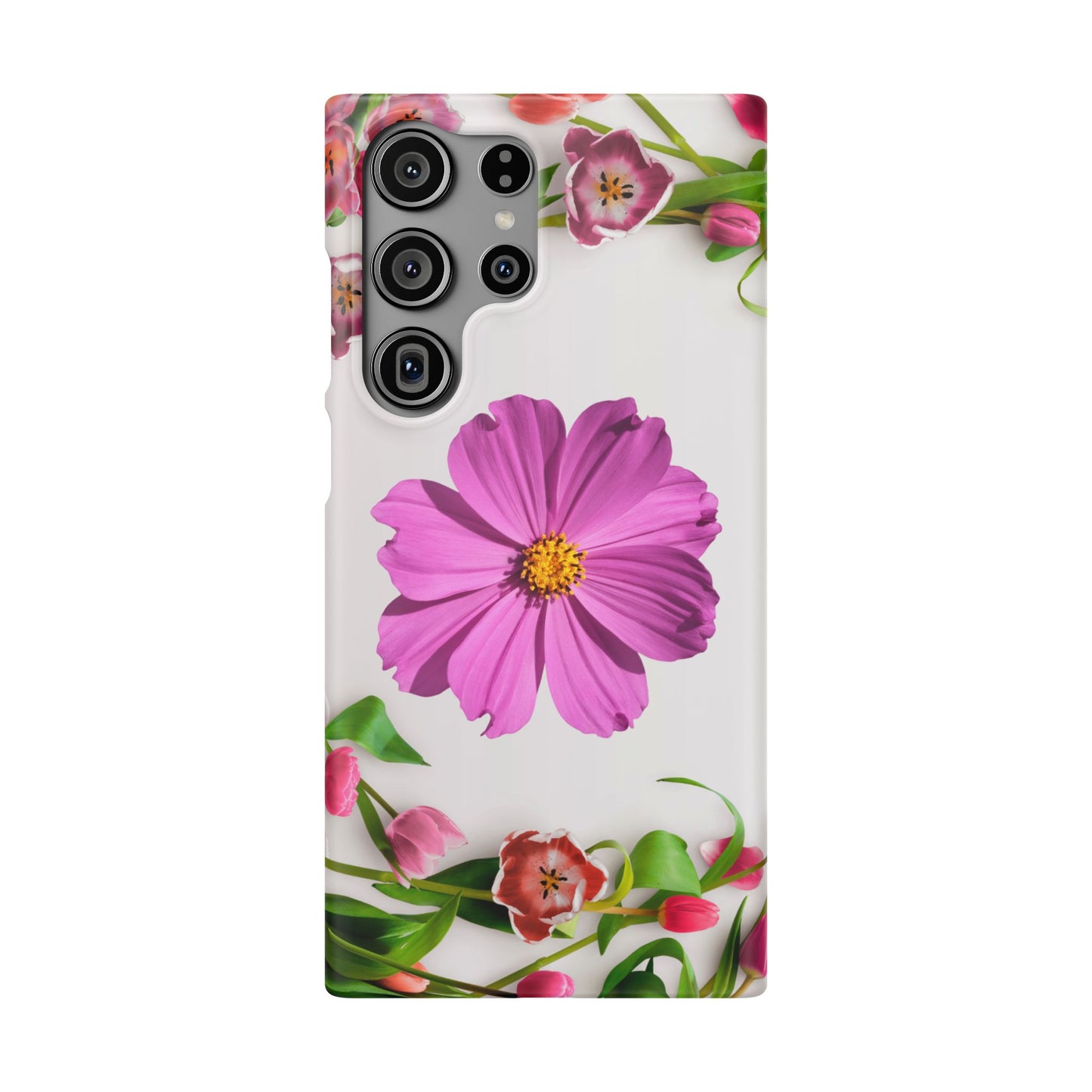 Snap Case- Elegant Flower Design