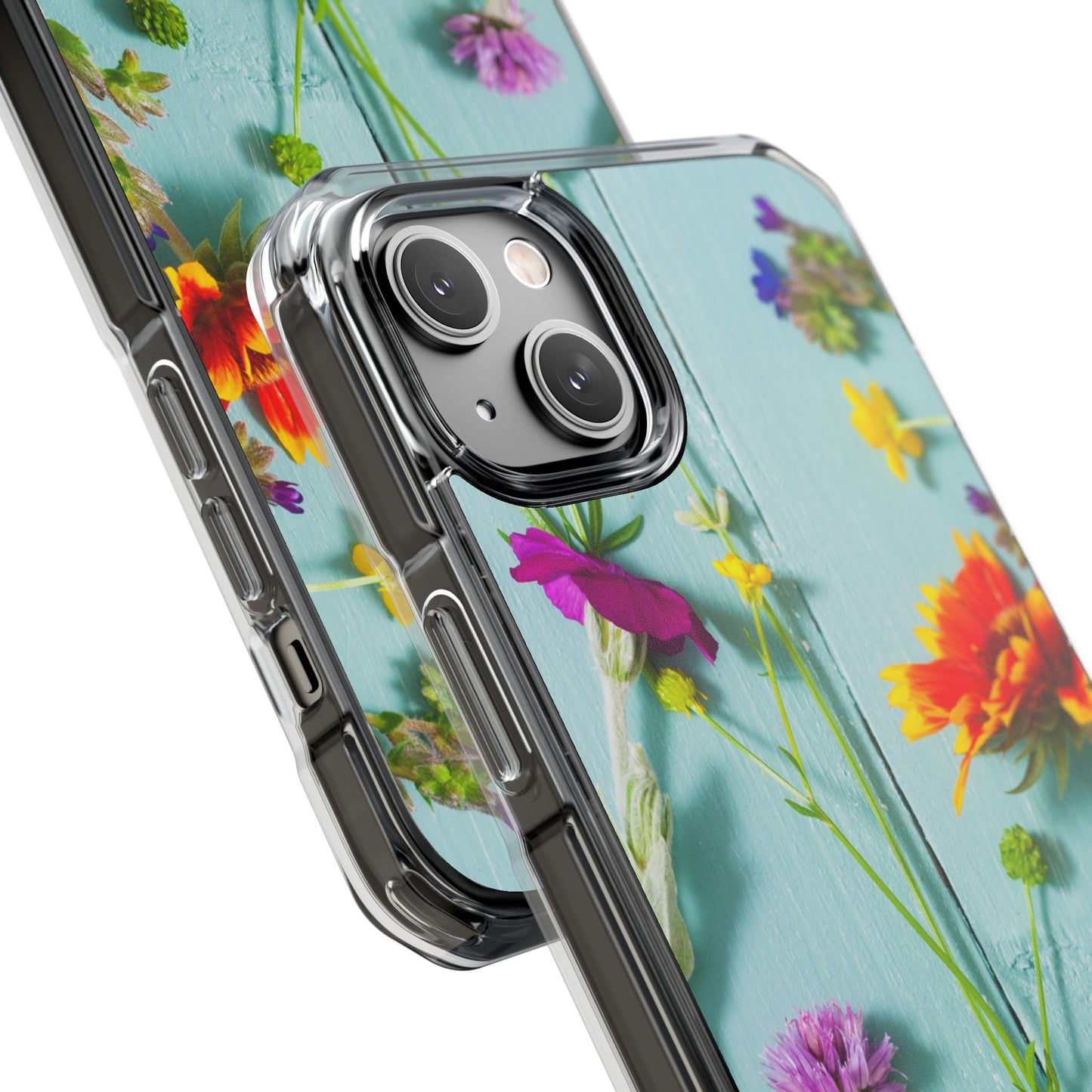 Magnetic Clear Impact Cases- Blossom Field