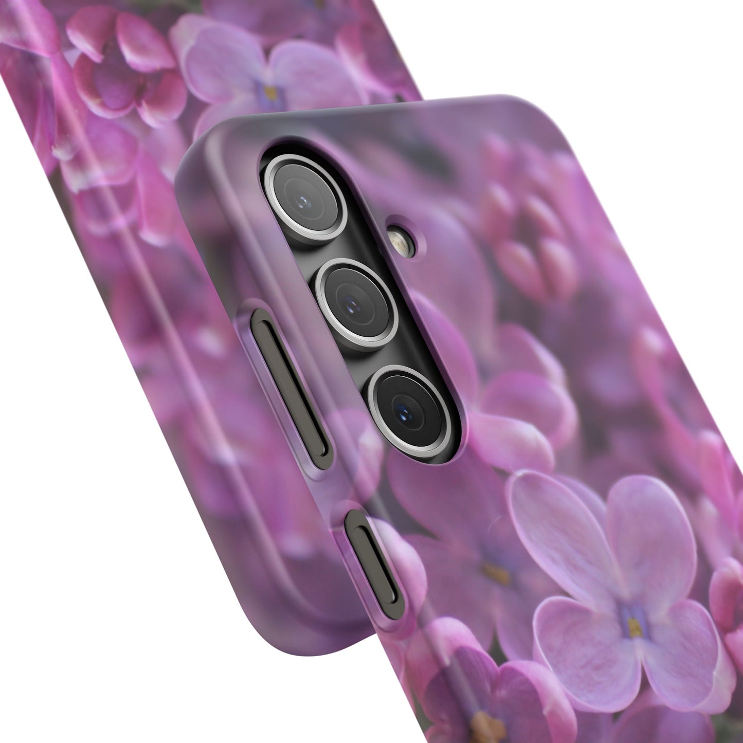 Snap Cases – Vibrant Purple Blossom Design for a Personalized Touch