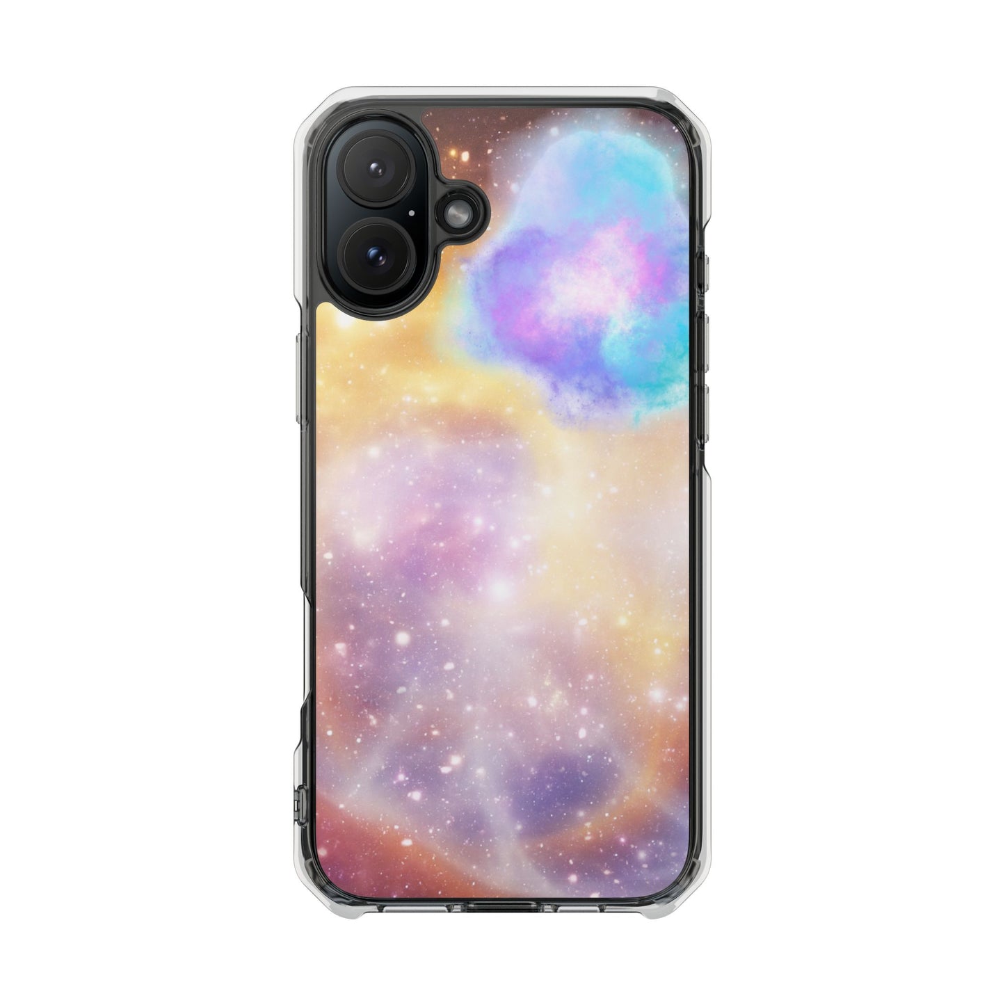 Magnetic Clear Phone Case - Cosmic Colors